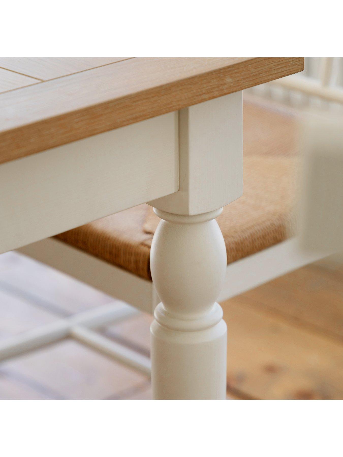 Image 3 of 6 of Gallery Direct Eton Extending Dining Table - White