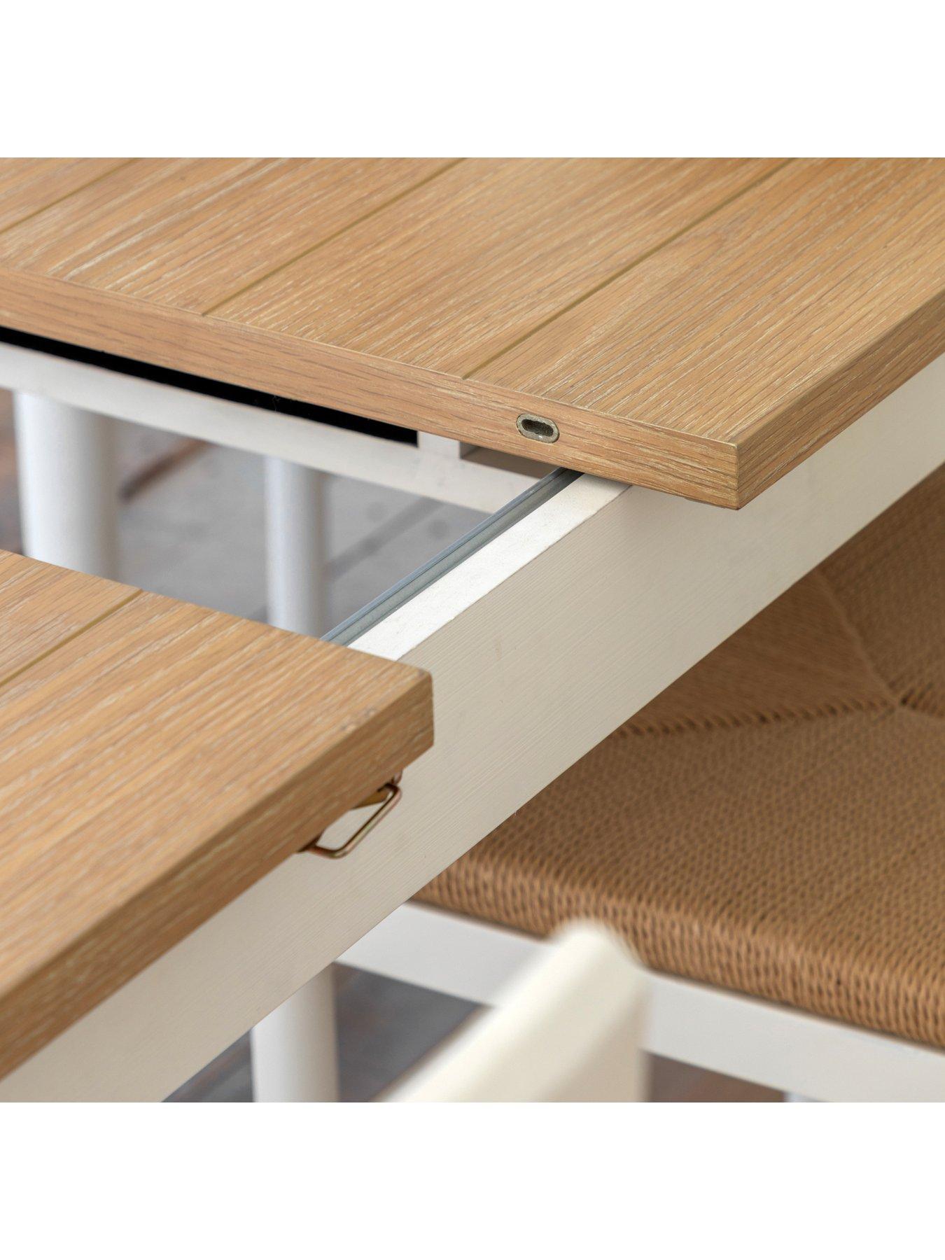 Image 4 of 6 of Gallery Direct Eton Extending Dining Table - White