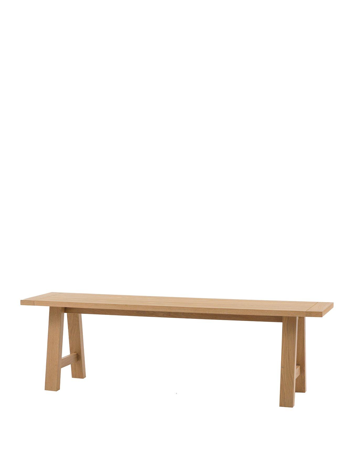  image of gallery-direct-eton-trestle-dining-bench-natural