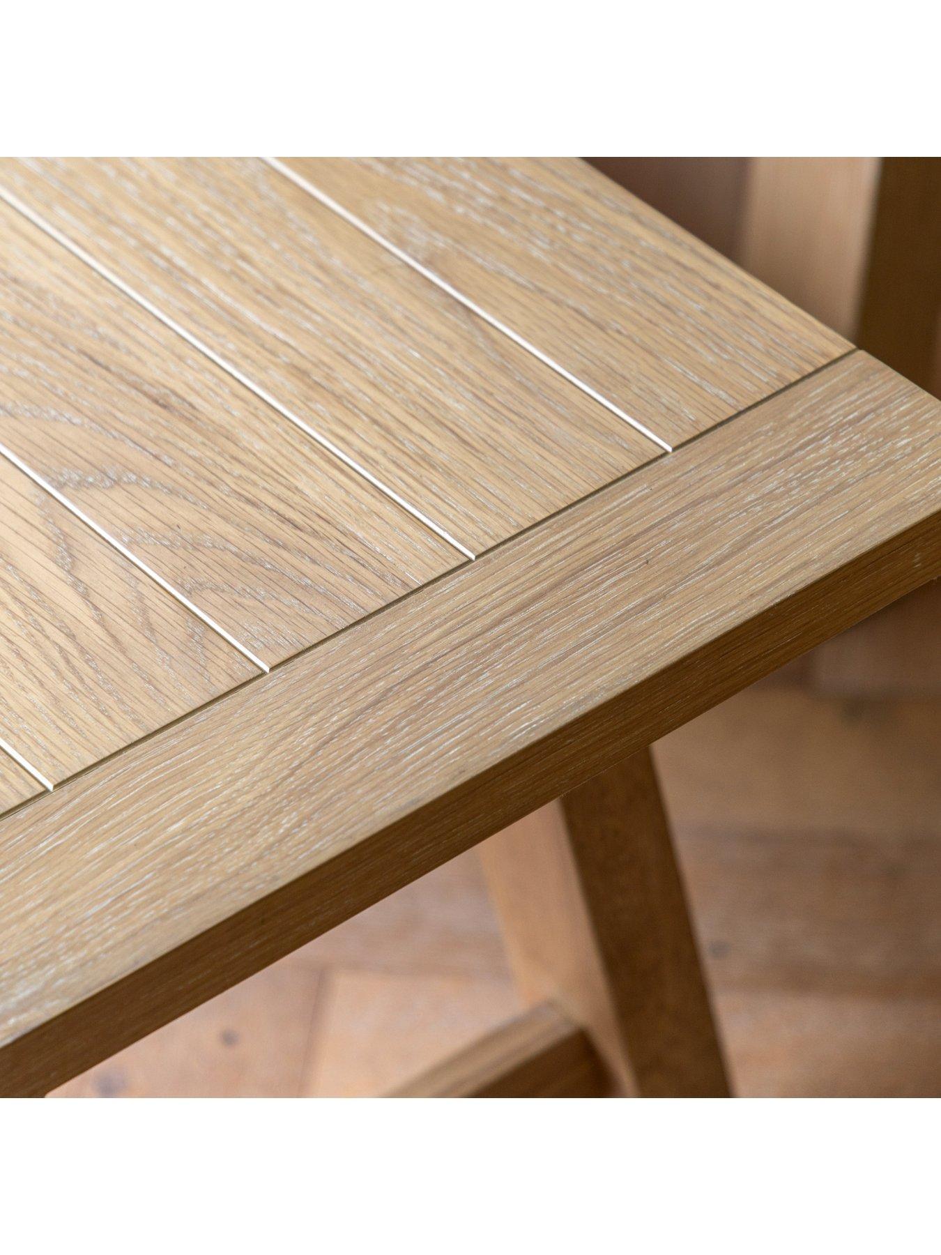  image of gallery-direct-eton-trestle-dining-bench-natural