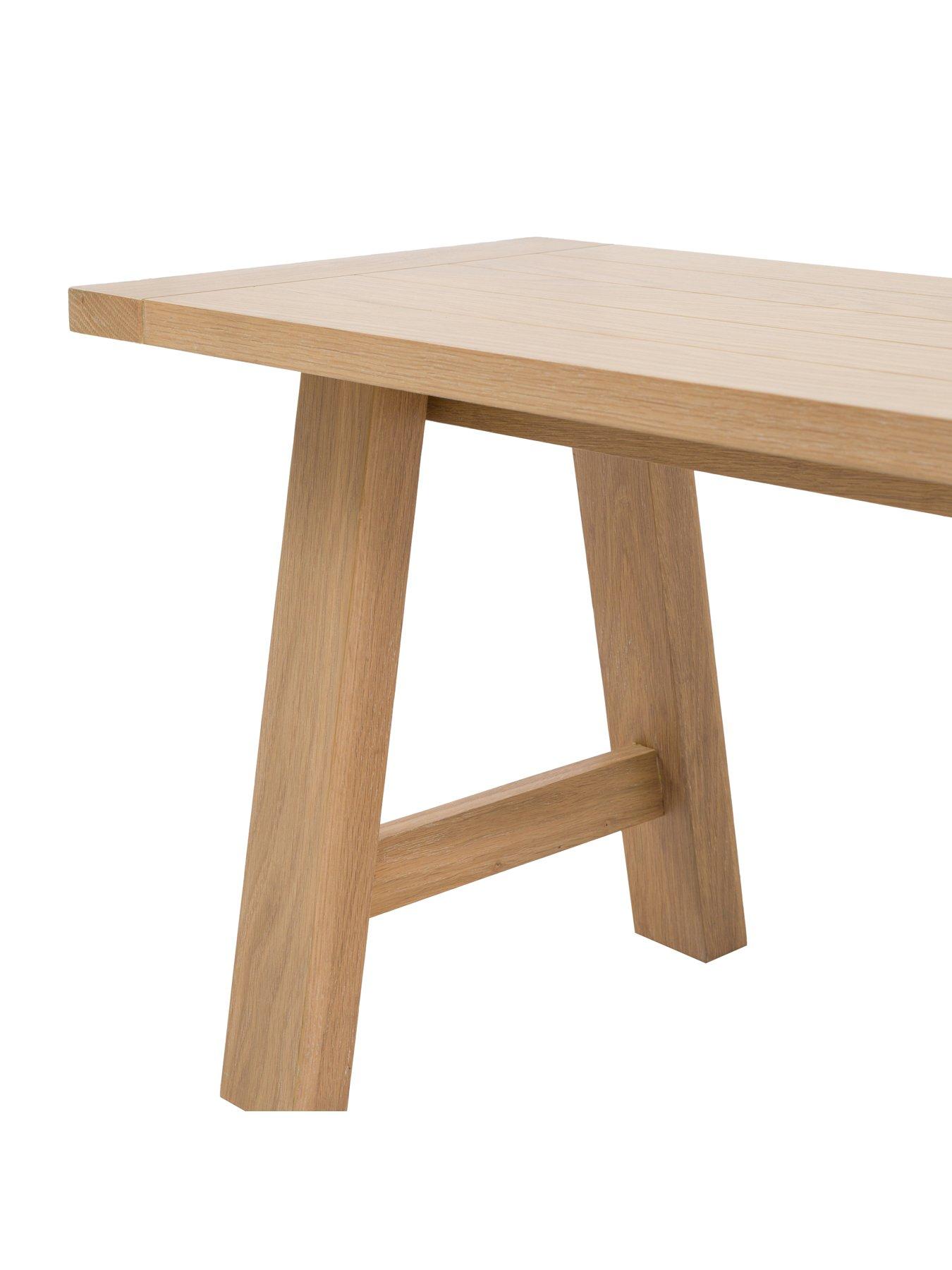  image of gallery-direct-eton-trestle-dining-bench-natural