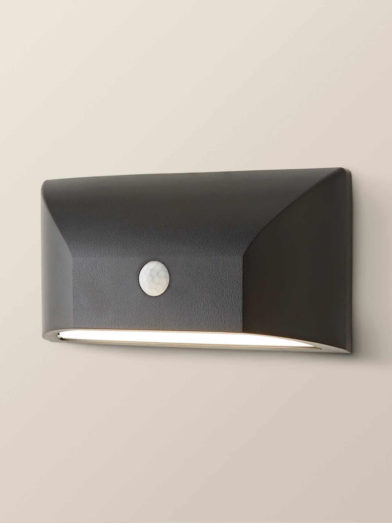 Image 4 of 6 of ValueLights Owen Black Downlight IP65 Integrated LED PIR Motion Sensor Outdoor Wall Light