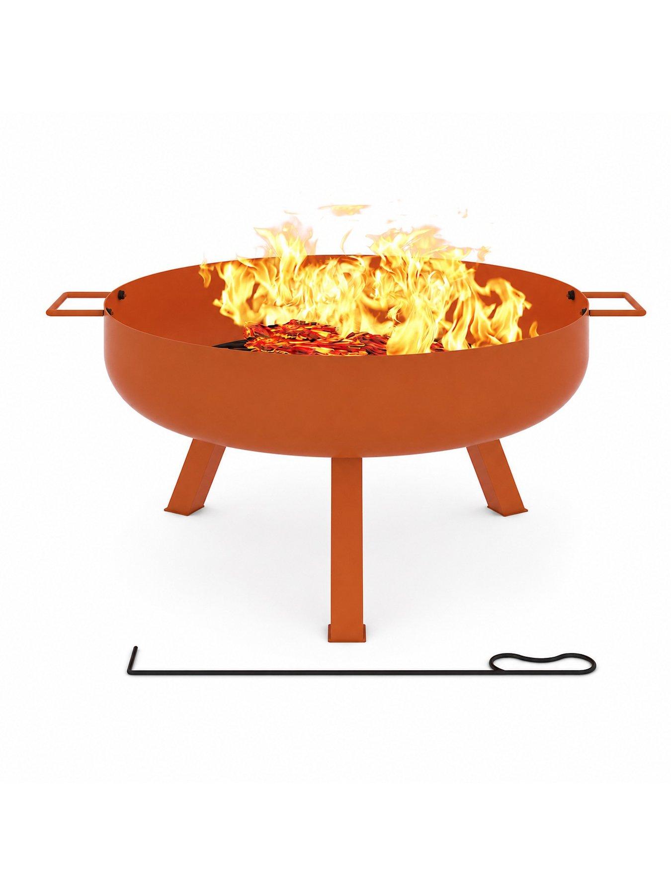 Teamson Home 27.5" Round Wood Burning Fire Pit