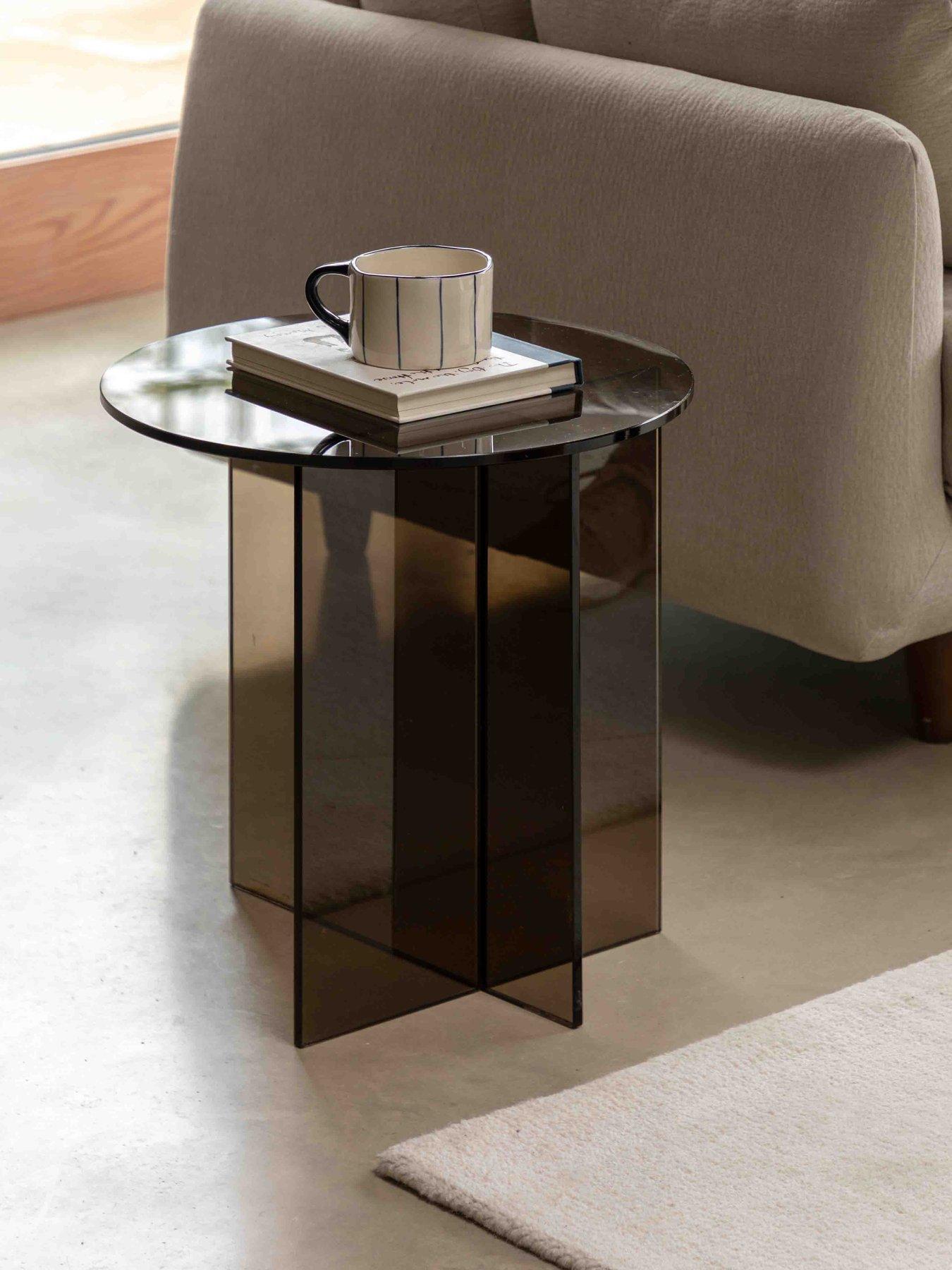 Gallery Direct Parioli Glass Side Table