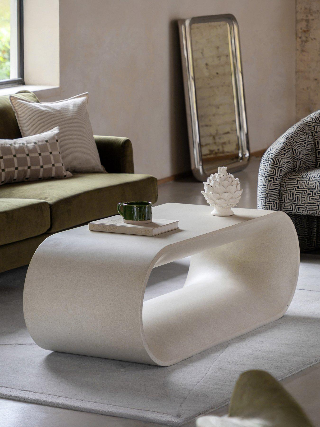Gallery Direct Caluso Coffee Table - Cream