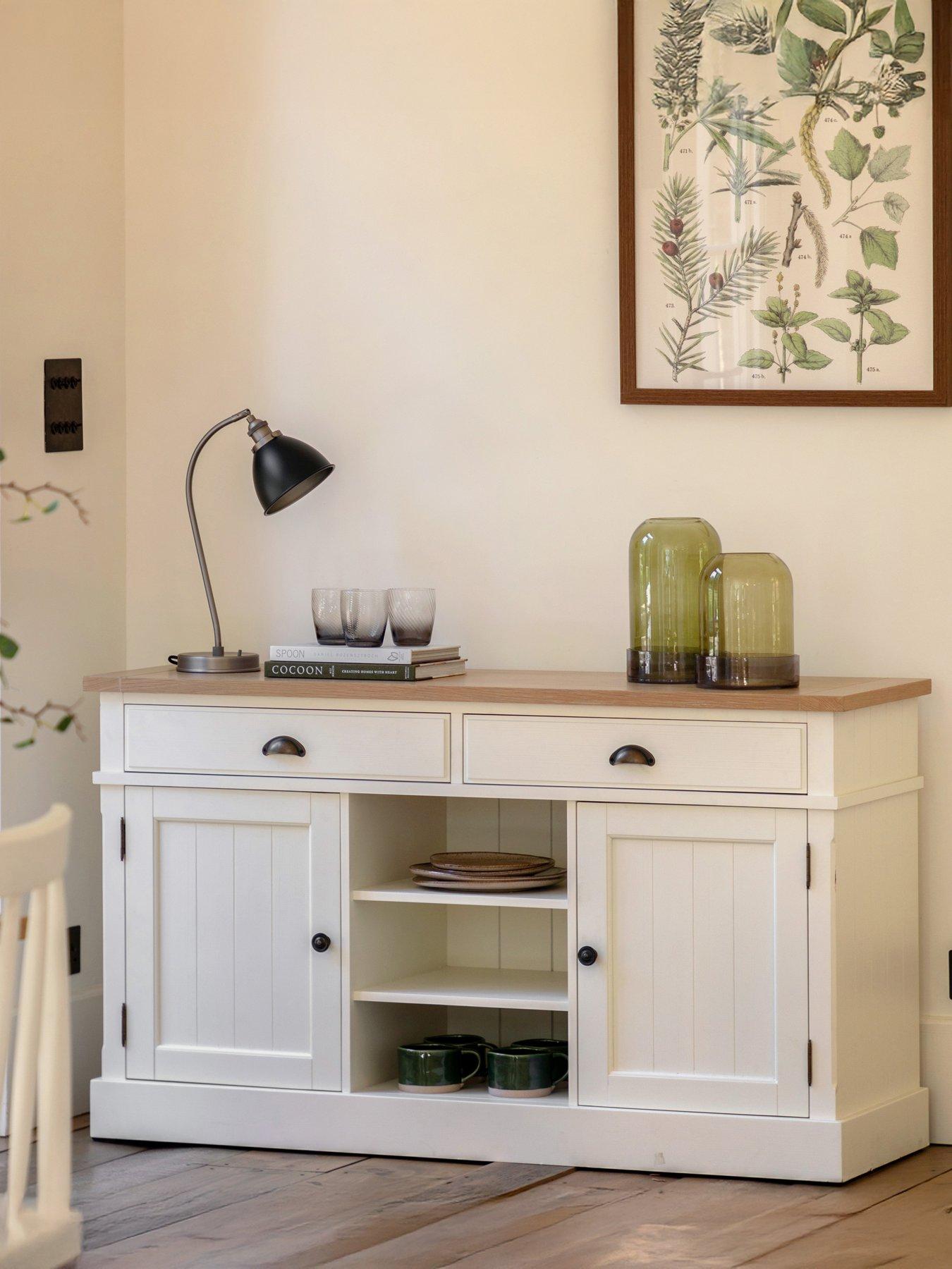Gallery Direct Eton 2 Door 2 Drawer Sideboard - White