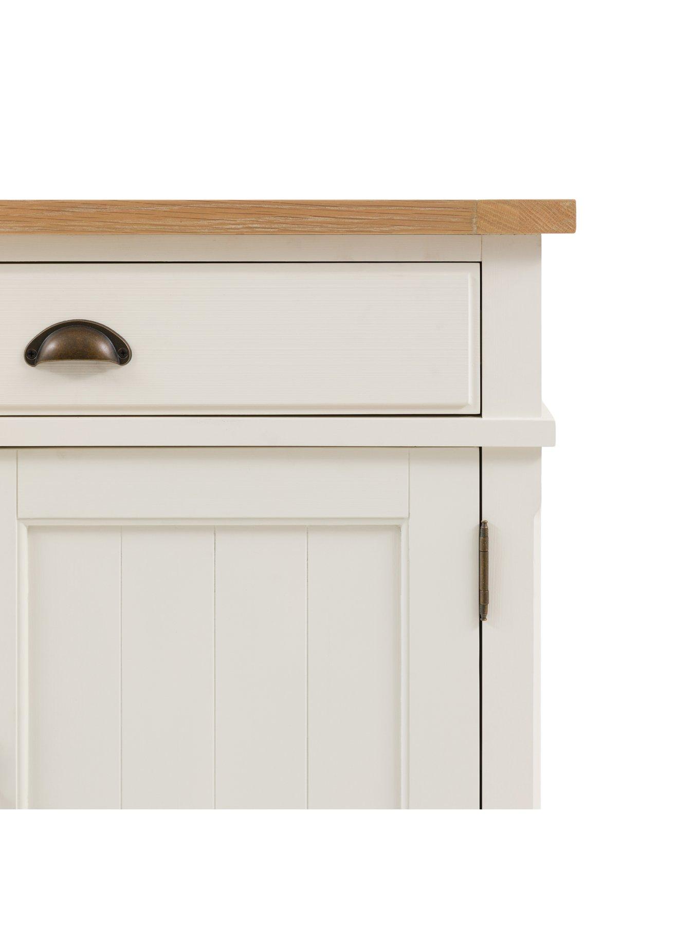  image of gallery-direct-eton-2-door-2-drawer-sideboard-white