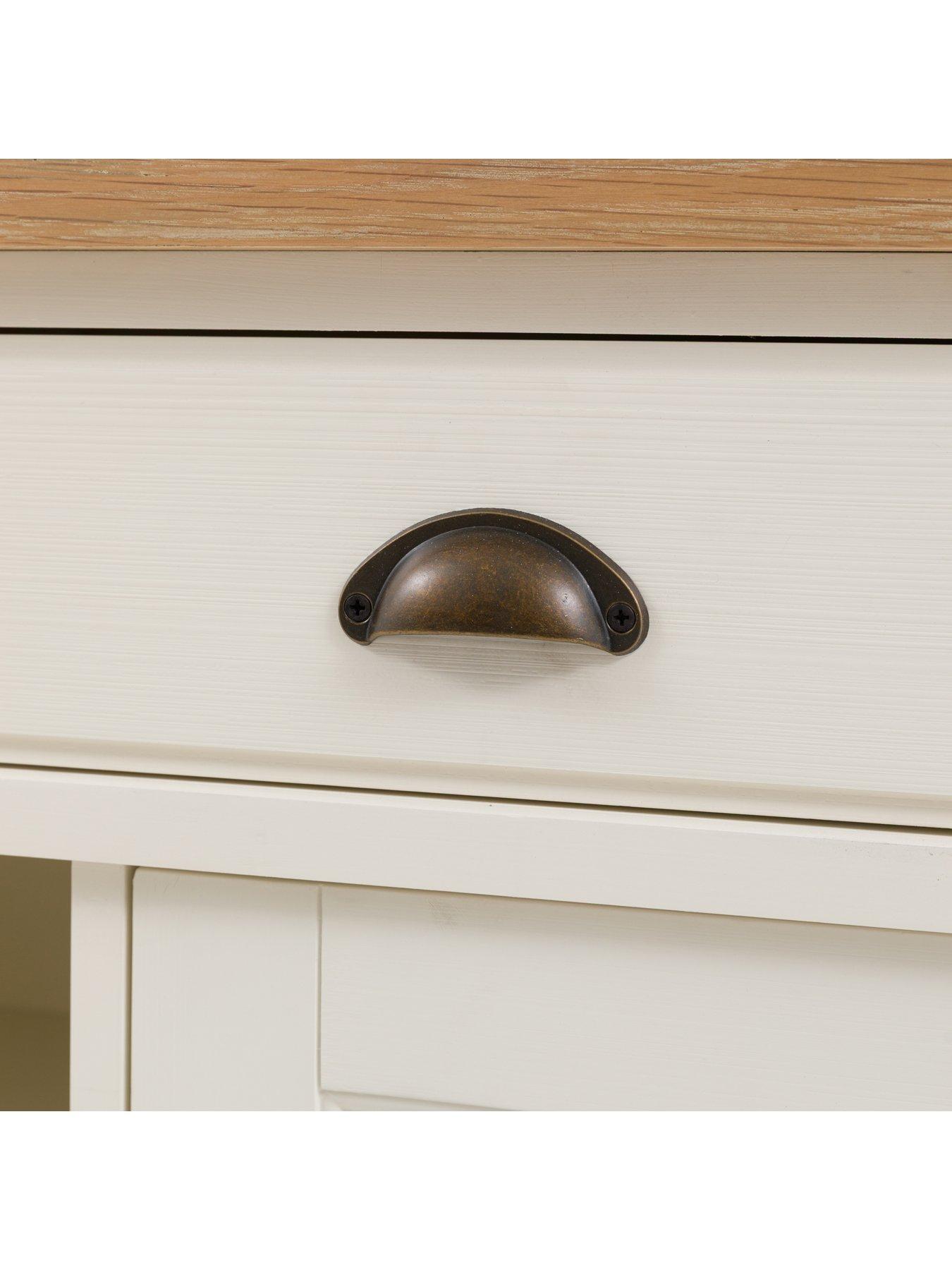  image of gallery-direct-eton-2-door-2-drawer-sideboard-white