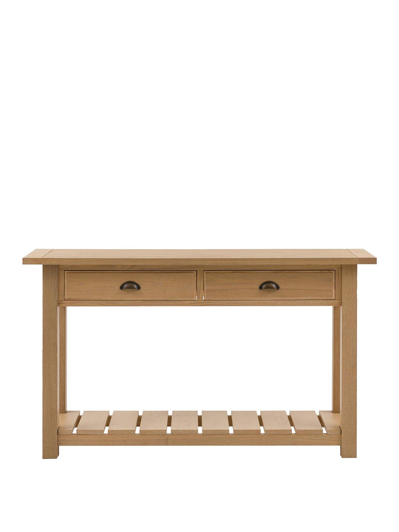  image of gallery-direct-eton-2-drawer-console-natural