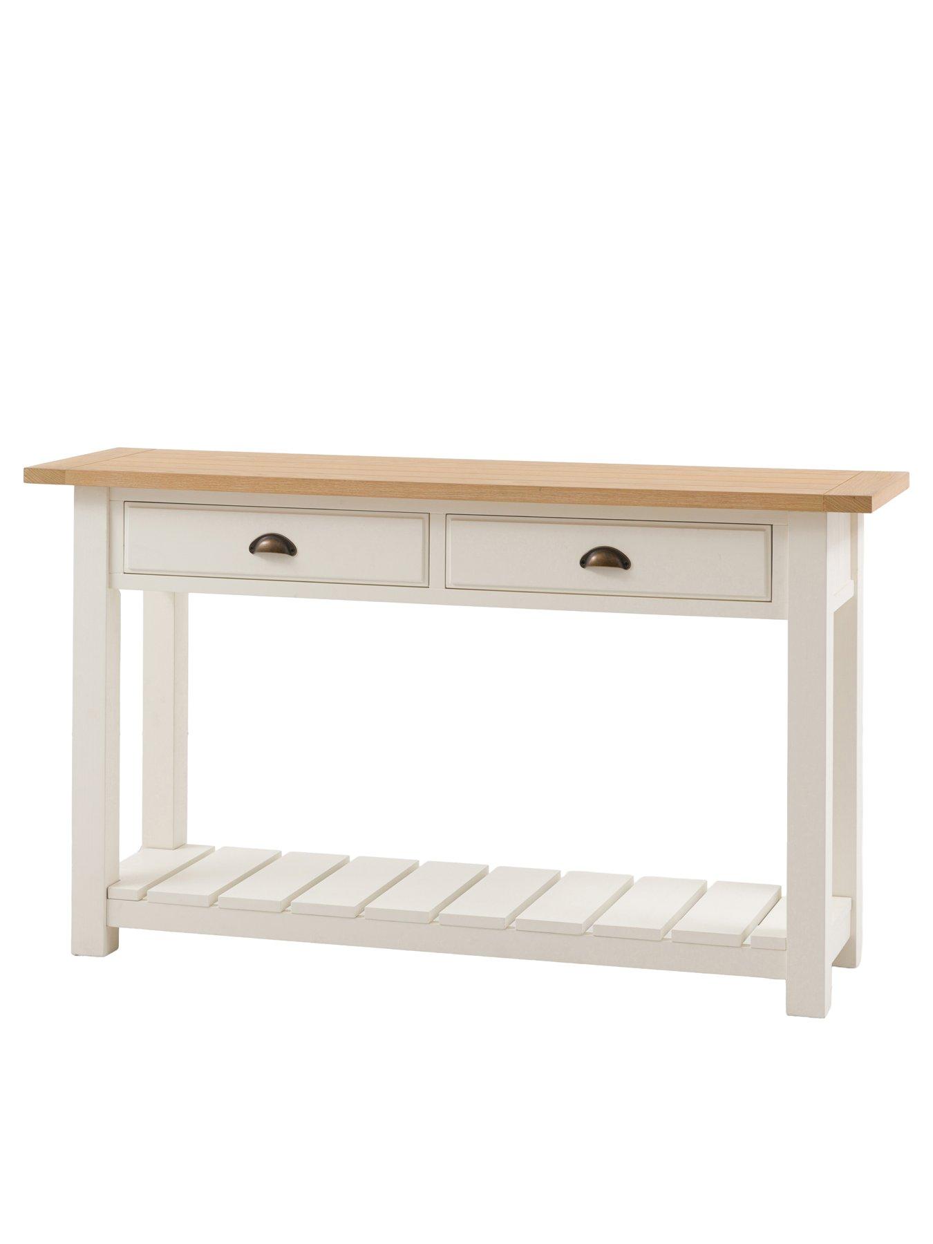 back image of gallery-direct-eton-2-drawer-console-white