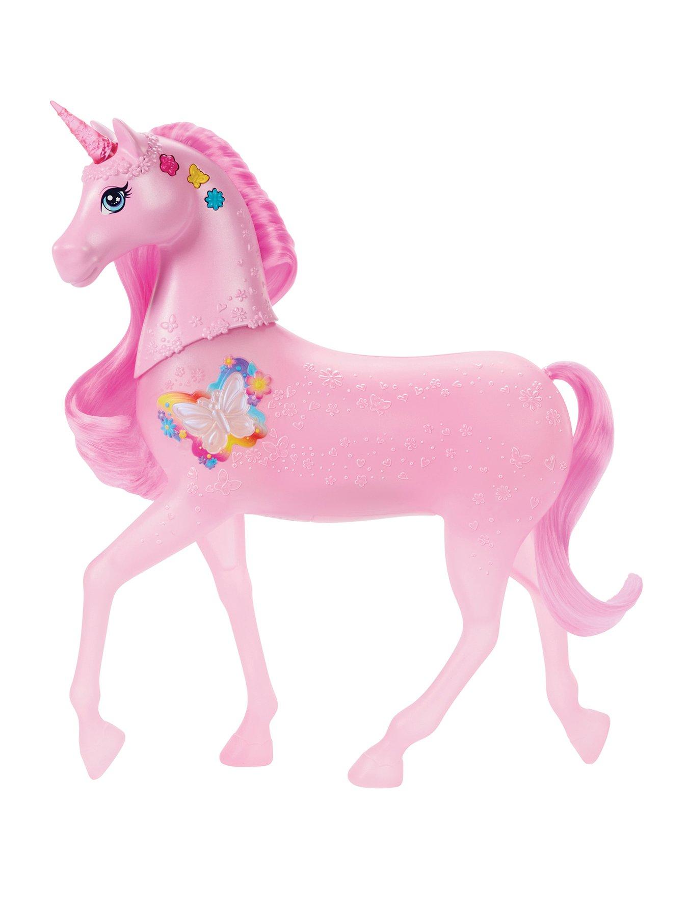 Barbie Sparkle Lights Toy Unicorn with 20 Interactive Combos of Lights, Sounds  &  Music