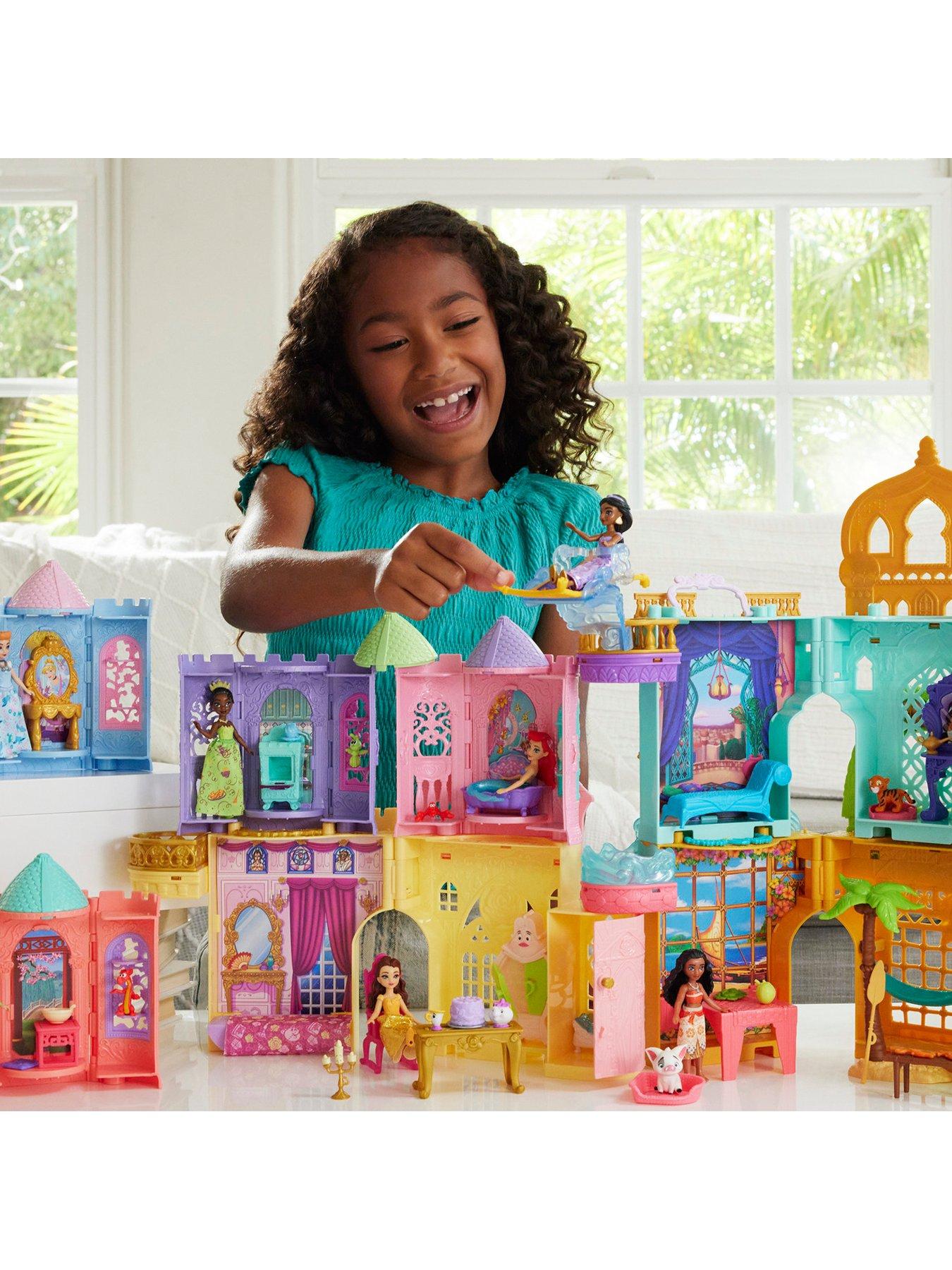 Image 2 of 7 of Disney Princess or Villains Tower Surprise Small Doll &amp; Stacking Playset Accy (Characters May Vary)