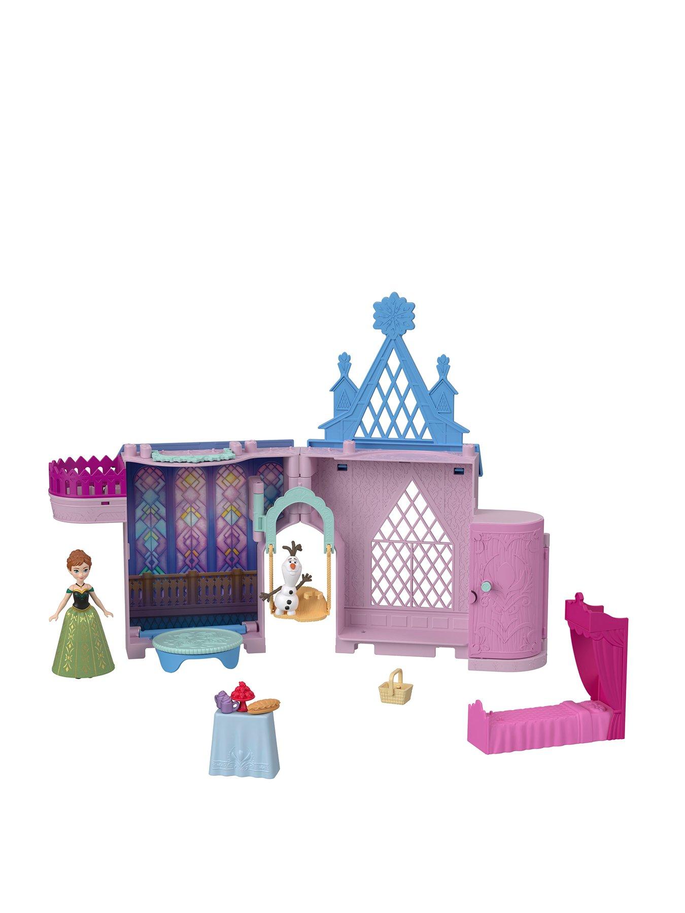 Disney Frozen Disney Frozen Storytime Stackers Playset, Anna's Arendelle Castle Dollhouse with Small Doll
