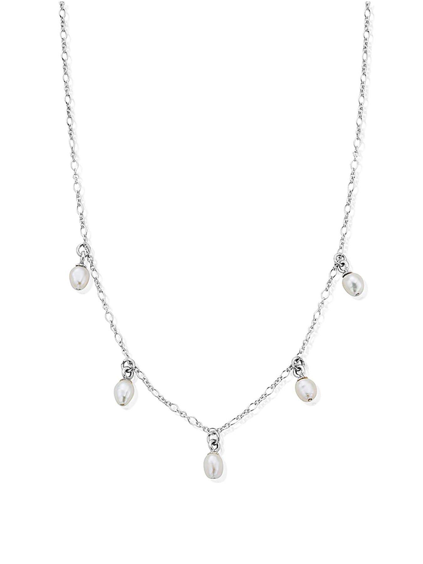 chlobo-silver-ethereal-multi-pearl-drop-necklace