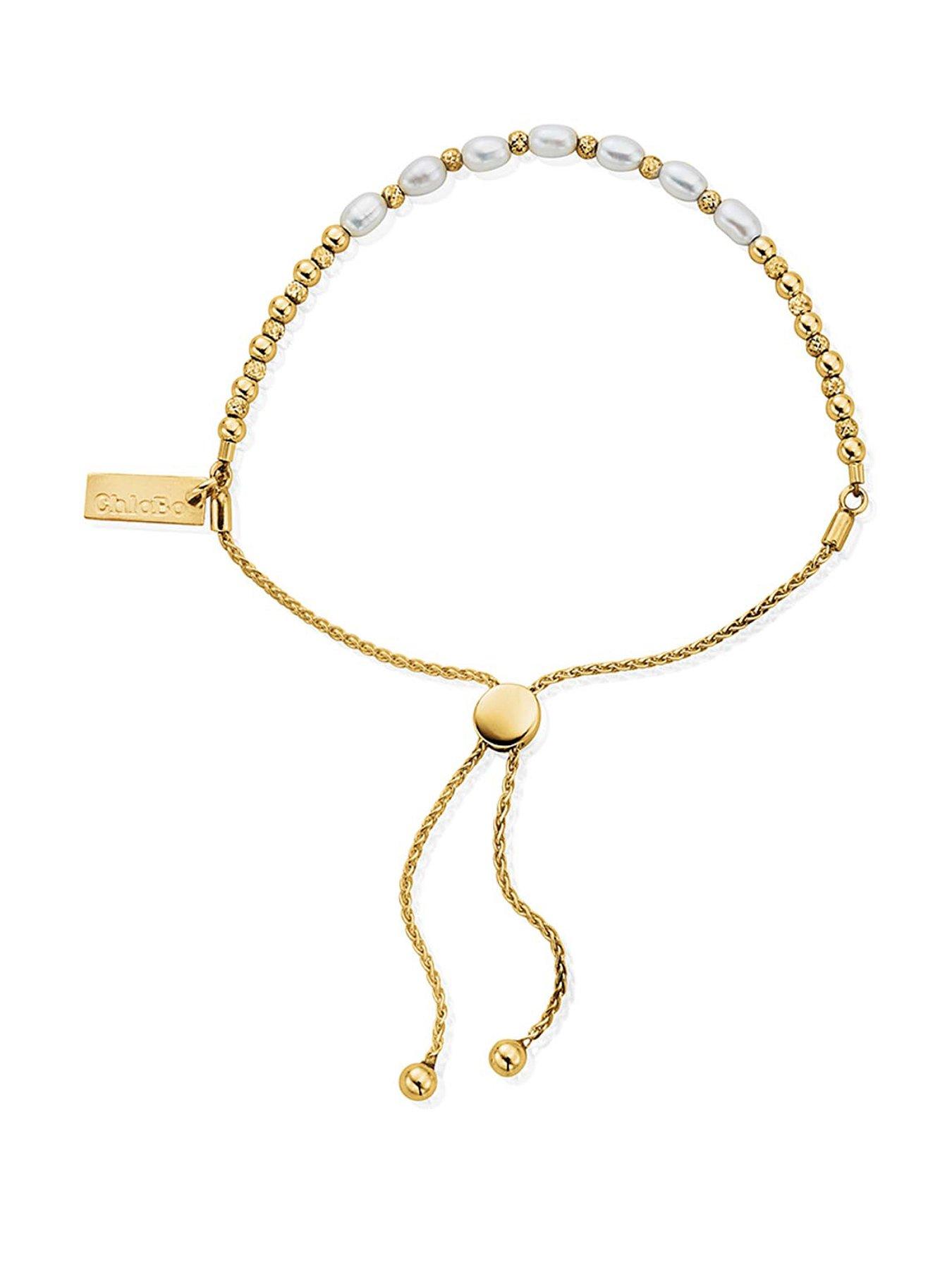 Image 1 of 3 of ChloBo Gold cherished moments adjustable bracelet