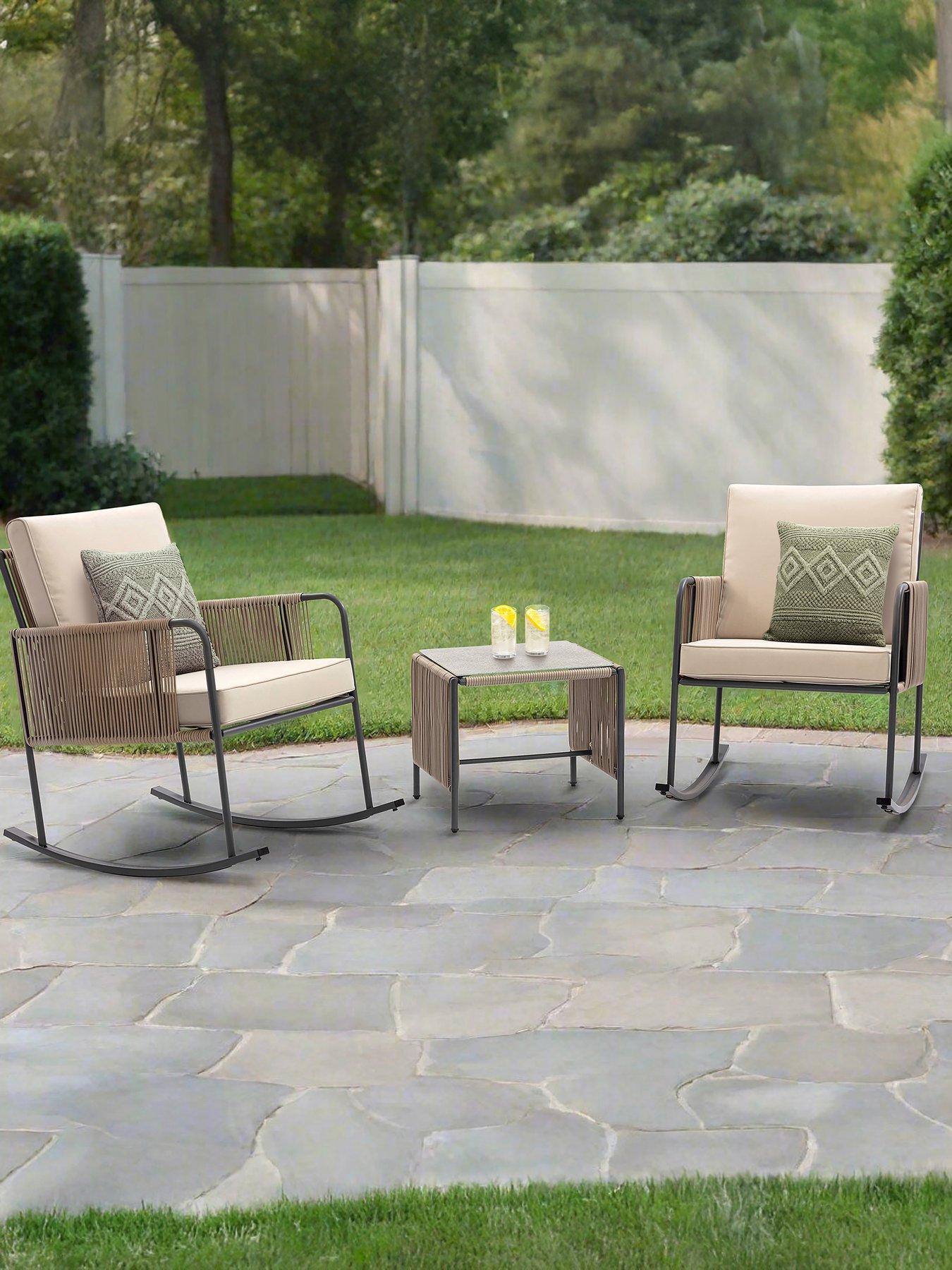 Teamson Home Outdoor 3 Piece Steel