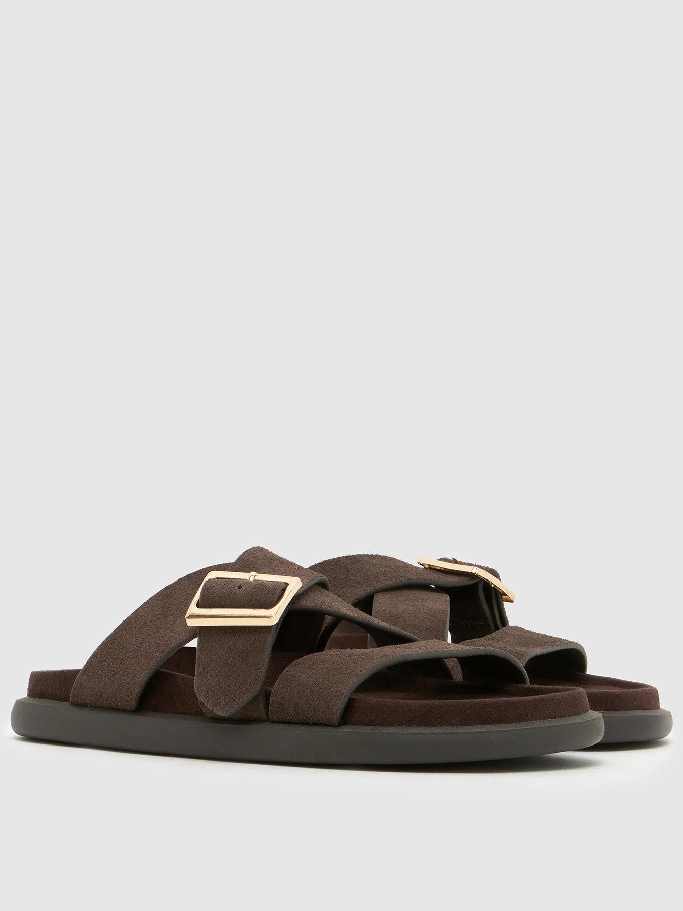 schuh-tear-suede-buckle-footbed-sandal-brown