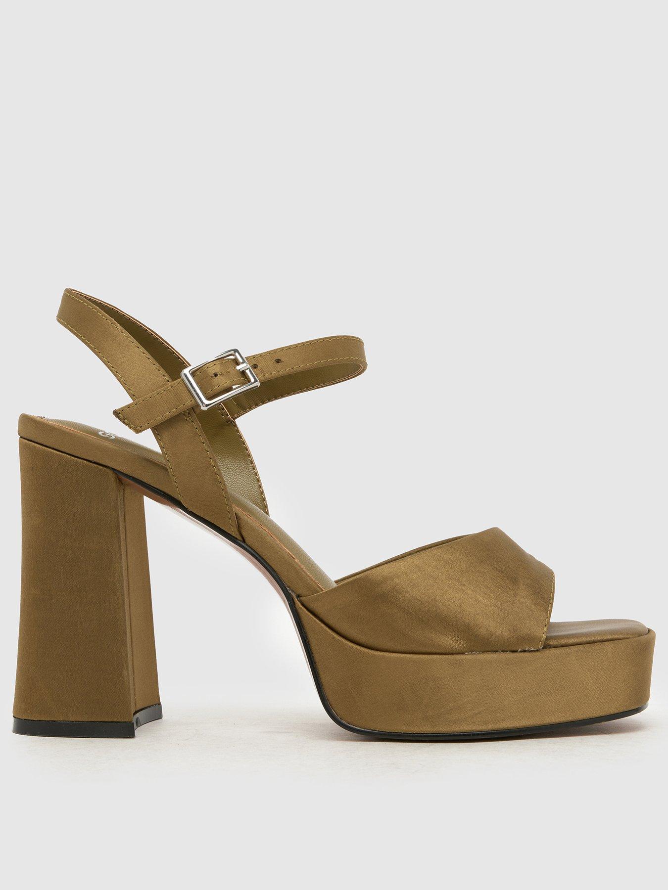 Image 1 of 4 of Schuh Sabina Platform Sandal - Khaki