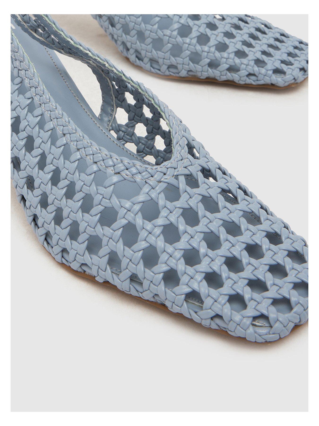 Image 4 of 4 of Schuh Saturday Woven Heel - Blue