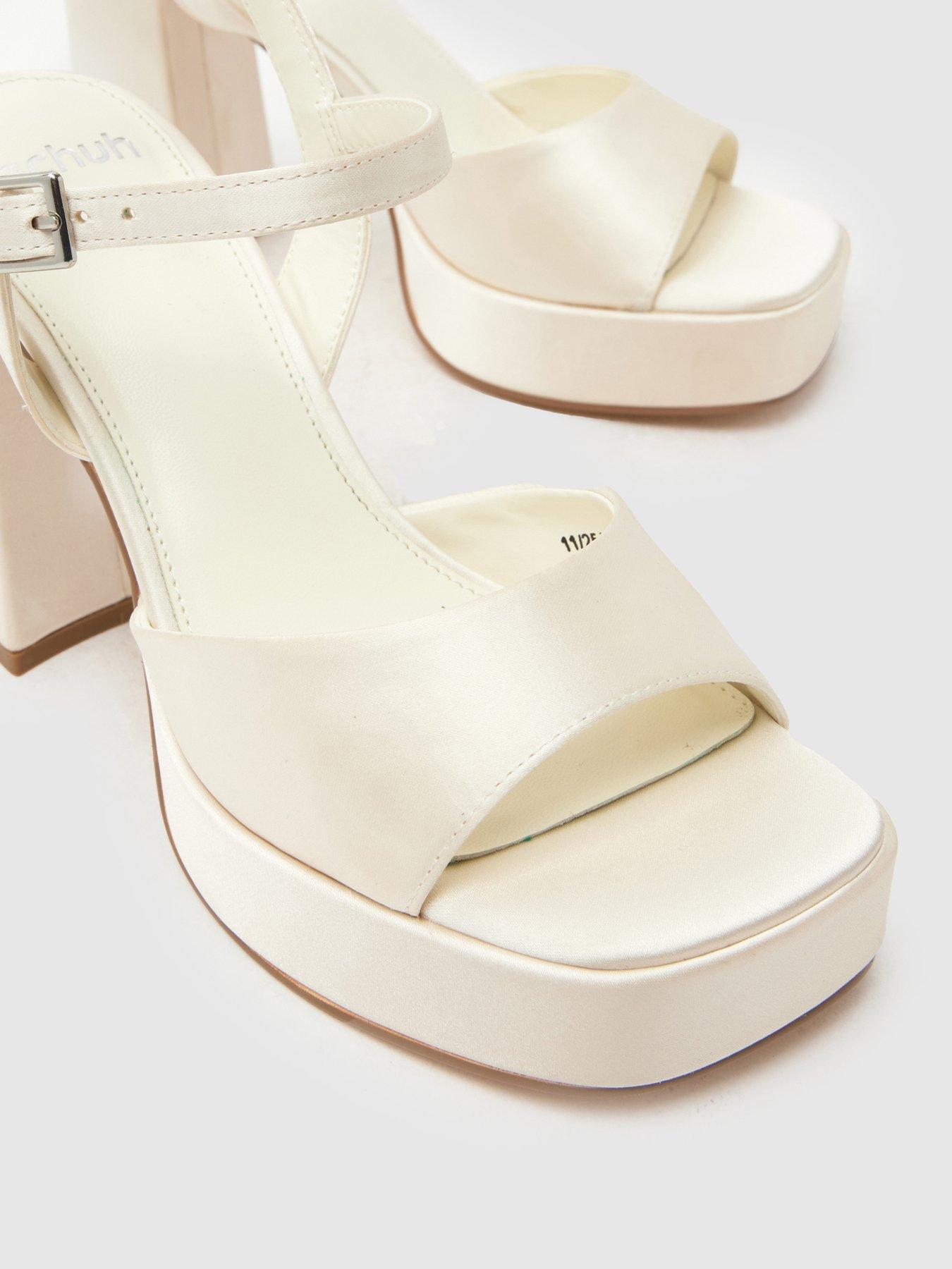  image of schuh-sabina-platform-sandal-white