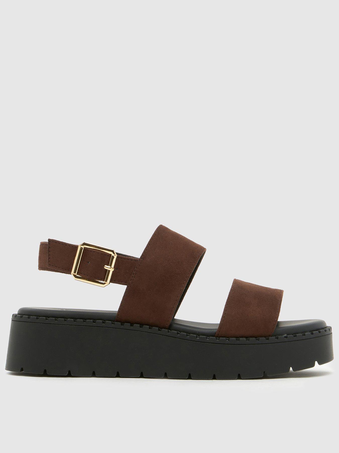 schuh-wide-fit-tuscany-chunky-sandal-brown