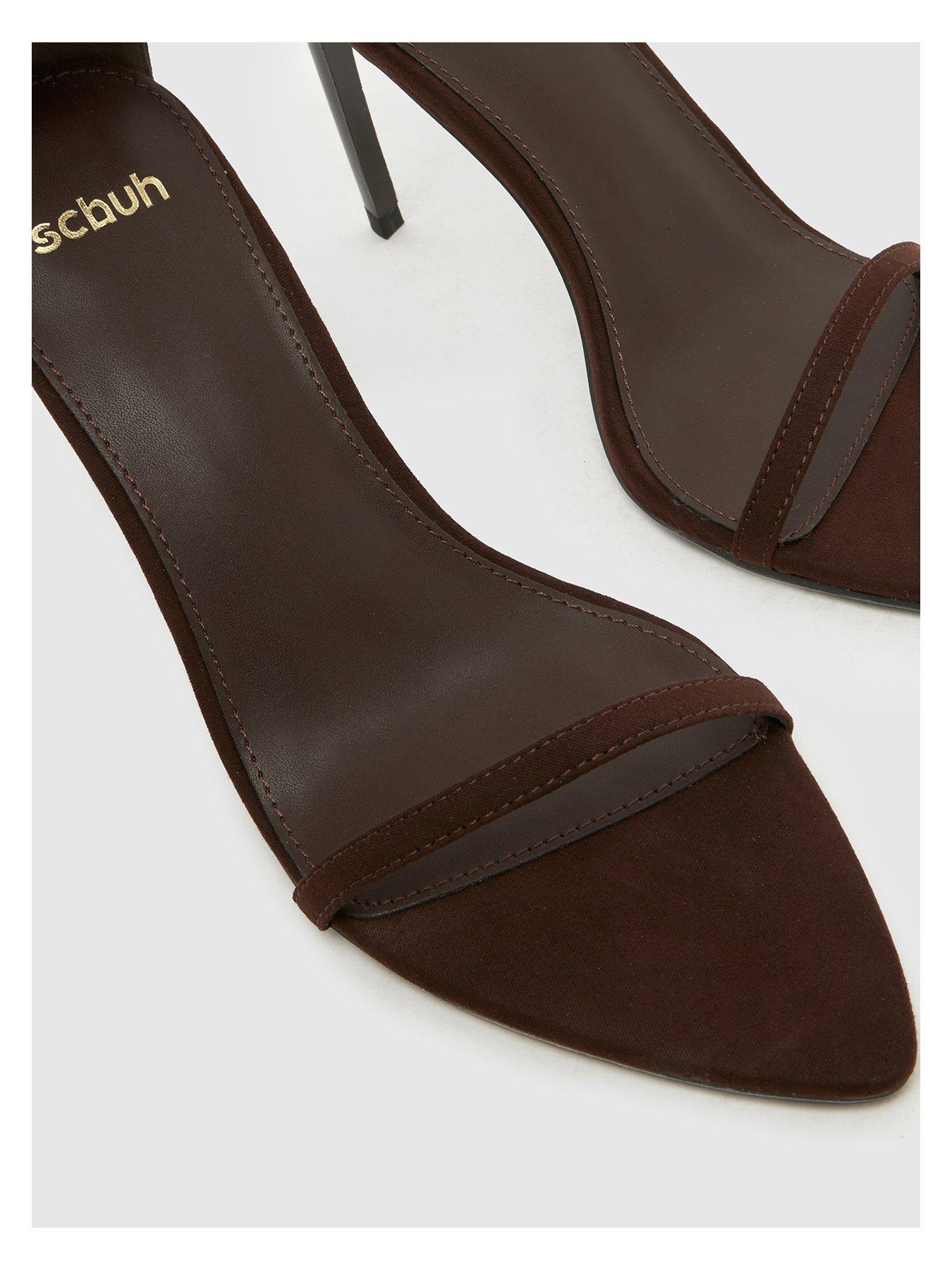 Image 4 of 4 of Schuh Stylish Point Heeled Sandal - Brown