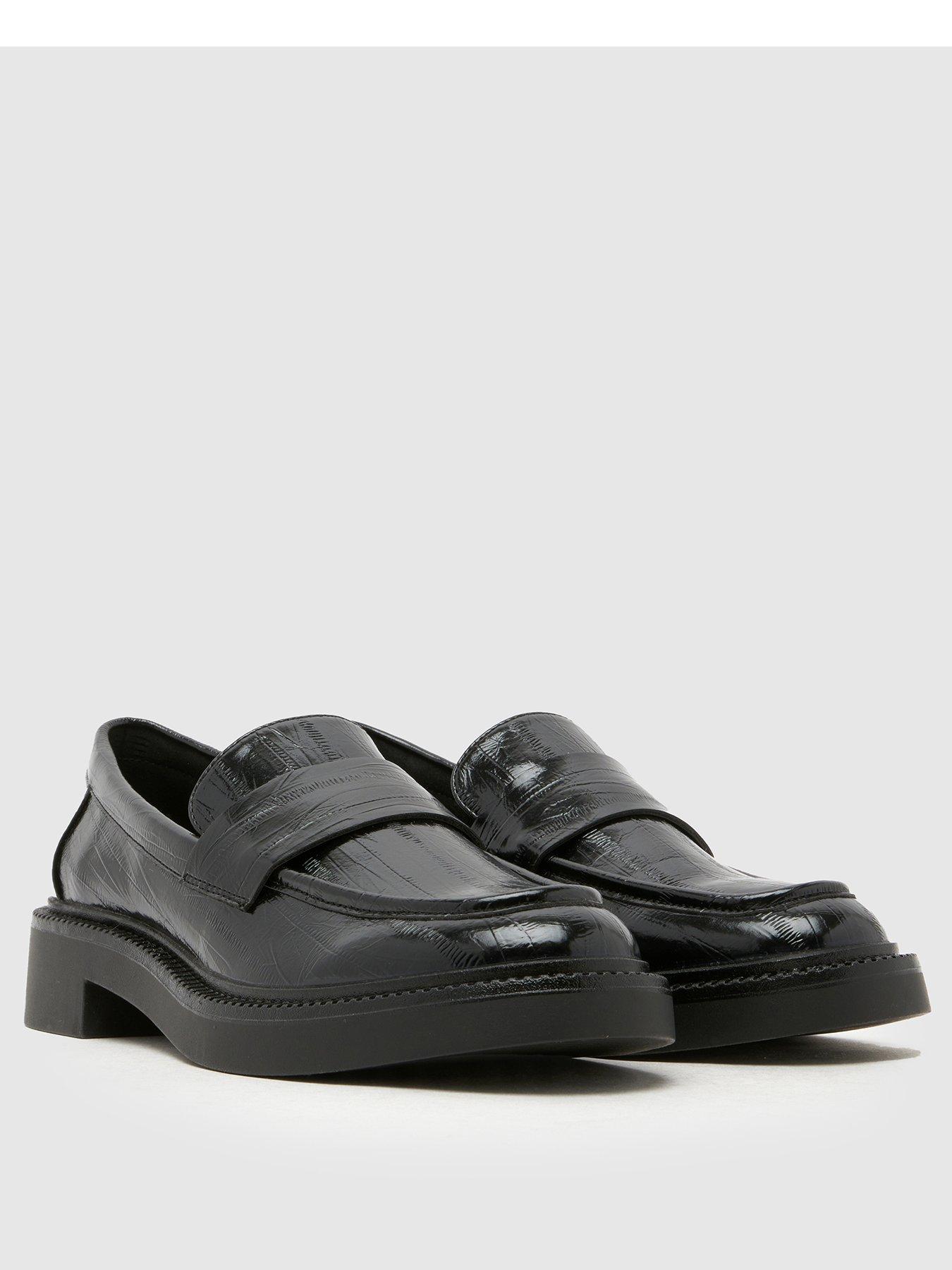 Image 2 of 4 of Schuh Leicester Chunky Loafer - Black