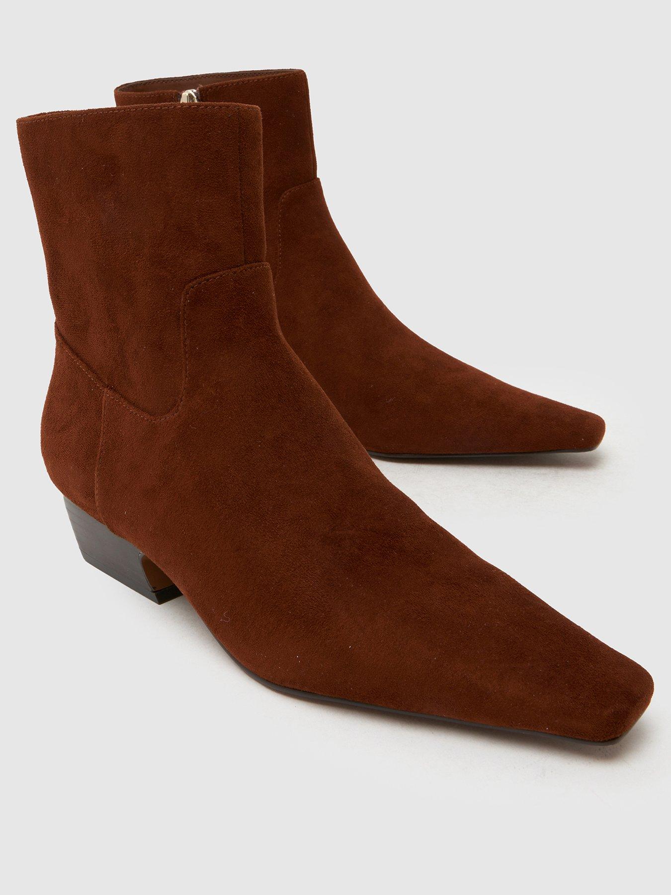  image of schuh-clarisse-western-heel-boot-tan
