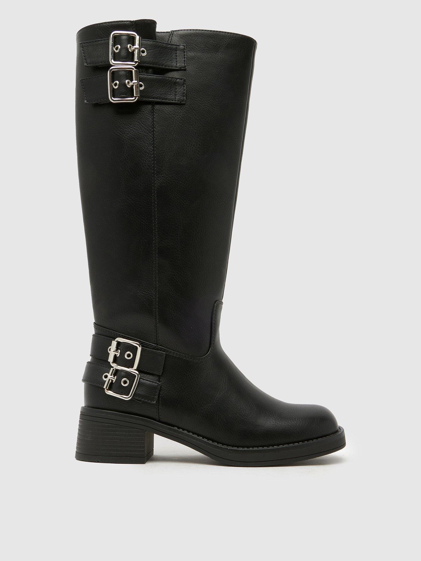 Image 1 of 4 of Schuh Disk Buckle Biker Boot - Brown
