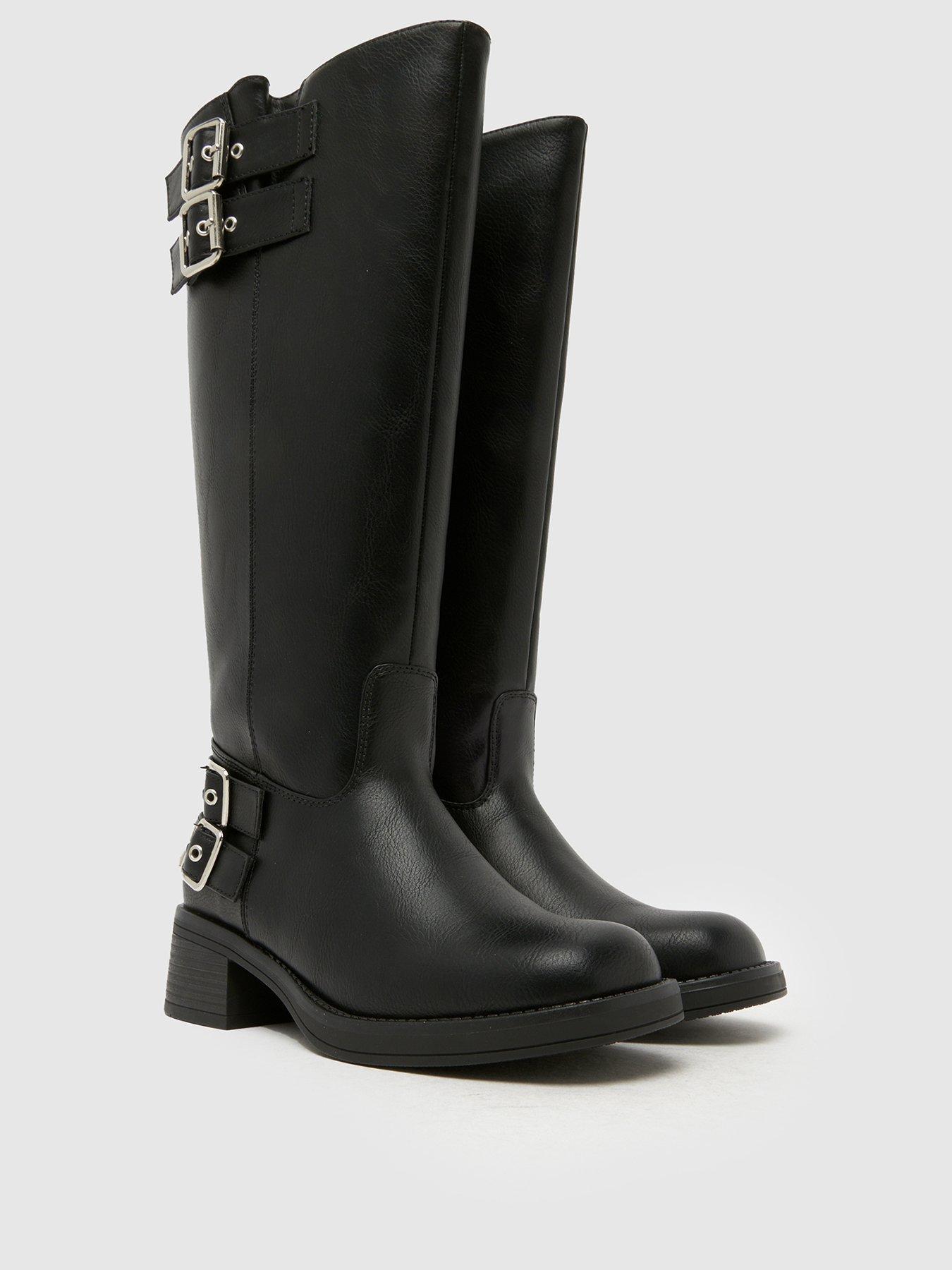 Image 2 of 4 of Schuh Disk Buckle Biker Boot - Brown
