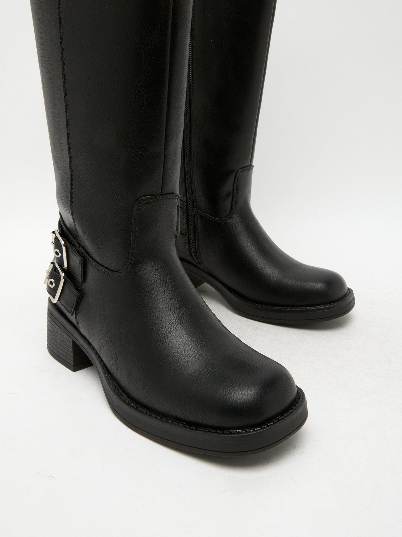 Image 3 of 4 of Schuh Disk Buckle Biker Boot - Brown