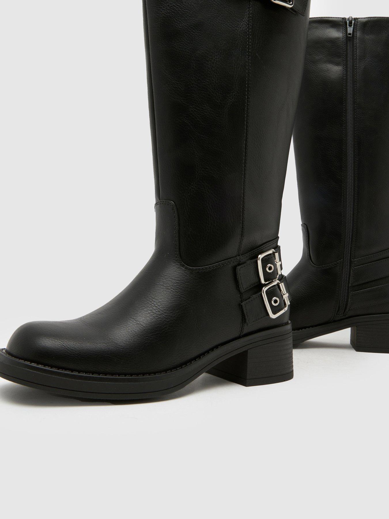Image 4 of 4 of Schuh Disk Buckle Biker Boot - Brown