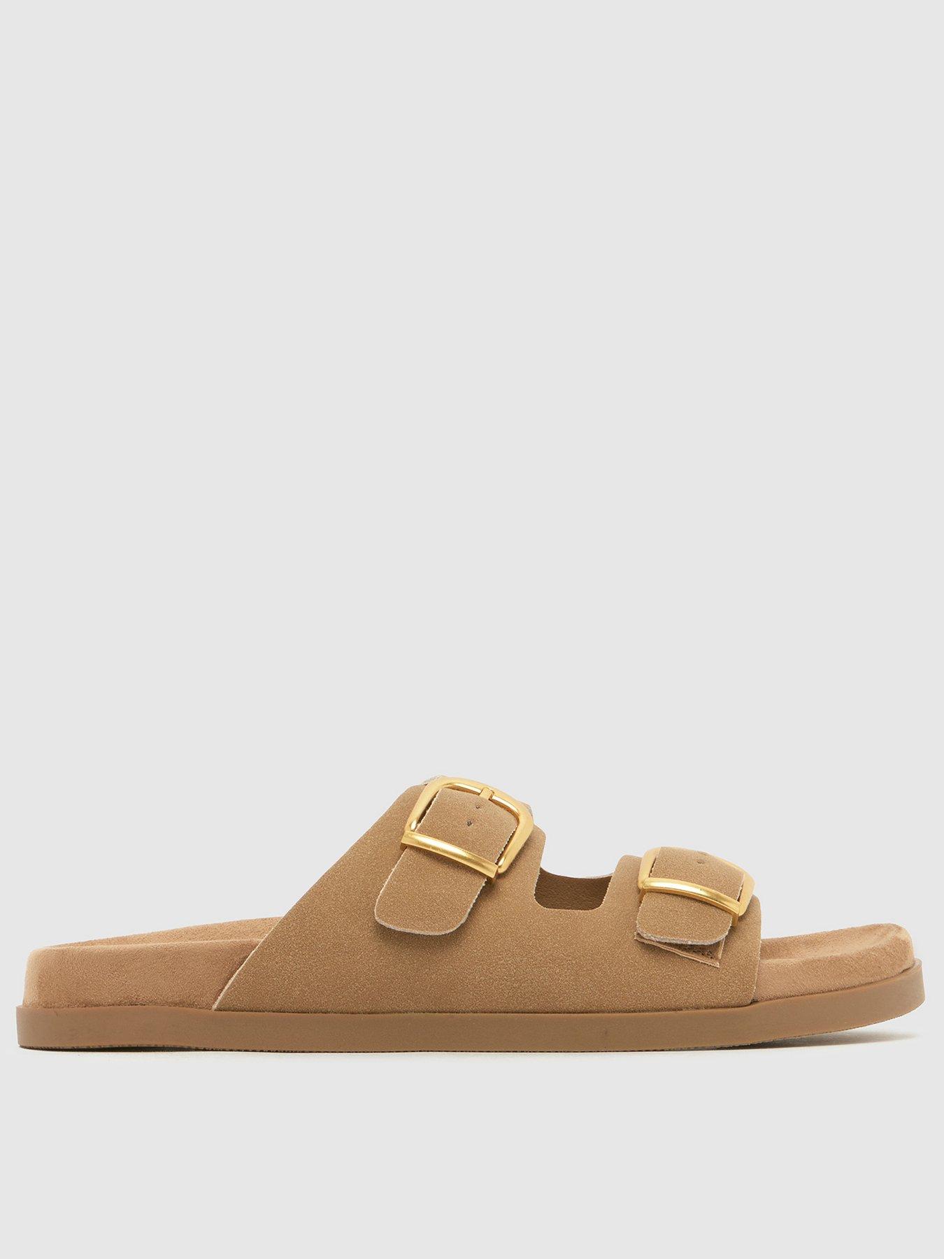 schuh-trish-buckle-footbed-sandal-taupe