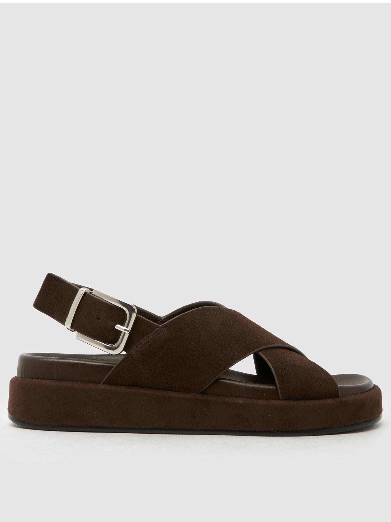 schuh-tennessee-suede-cross-strap-sandal-brown