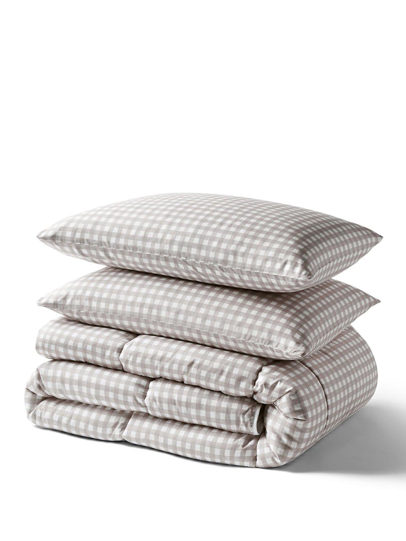 stillFront image of night-lark-gingham-bound-set-gingham-taupe-45-tog