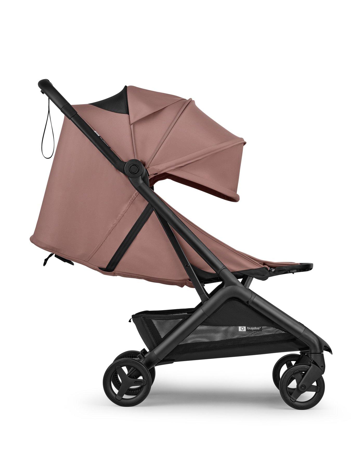 Image 4 of 7 of Bugaboo Butterfly 2 Ultra-Compact Travel Stroller - Dusty Pink