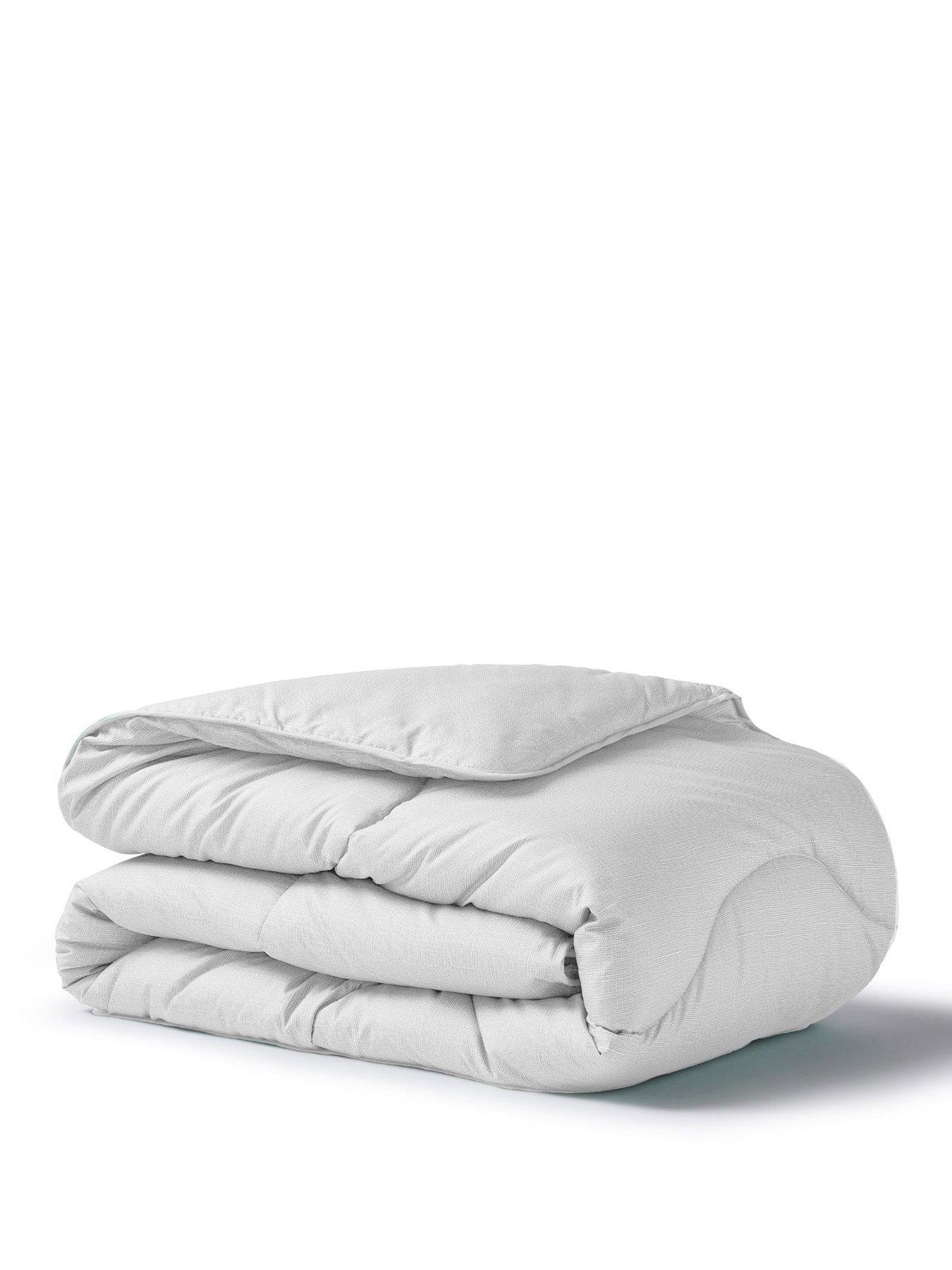 Image 2 of 4 of Night Lark Linen Coverless Duvet Cloud Grey 4.5 Tog
