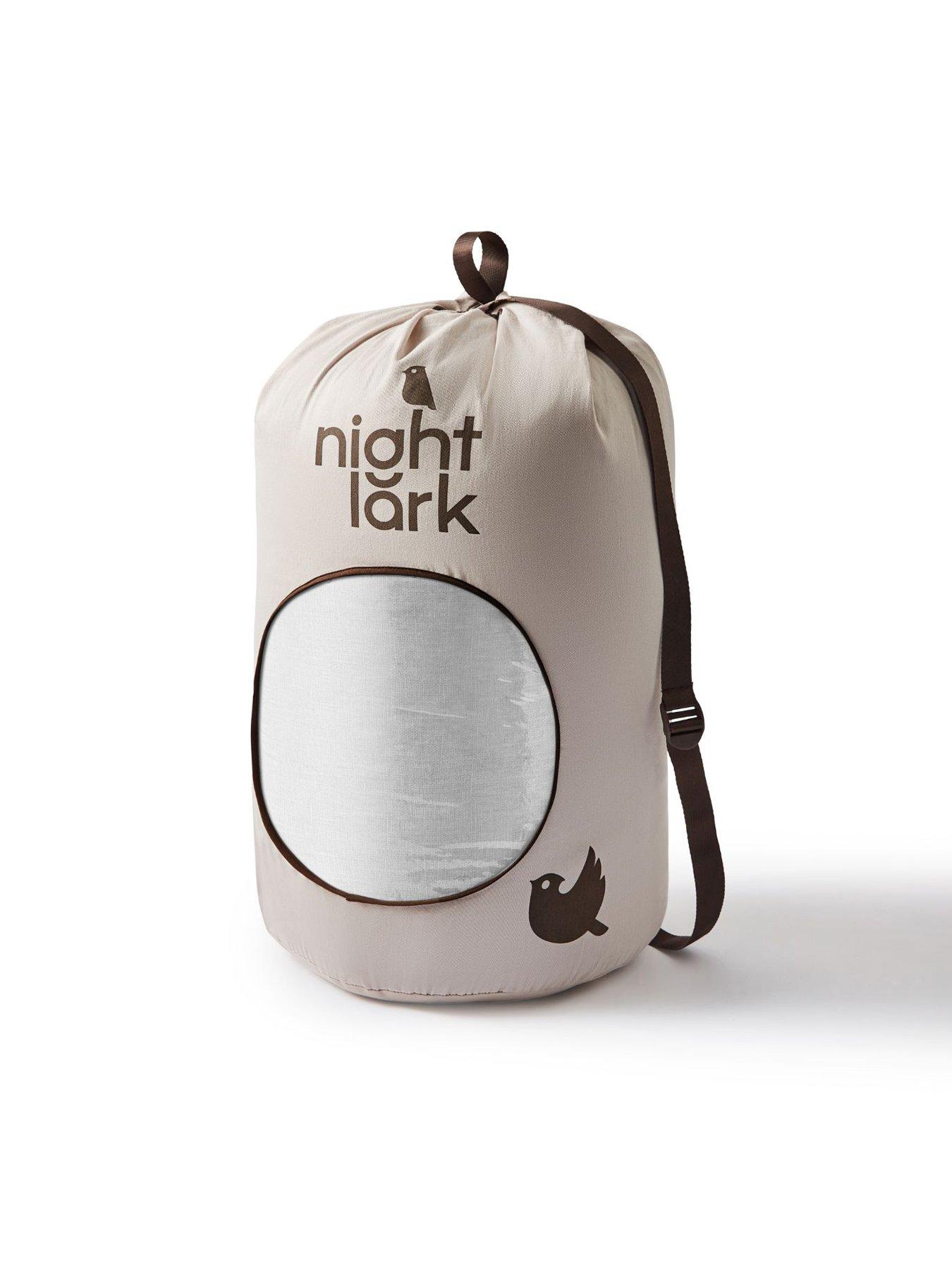Image 4 of 4 of Night Lark Linen Coverless Duvet Cloud Grey 4.5 Tog