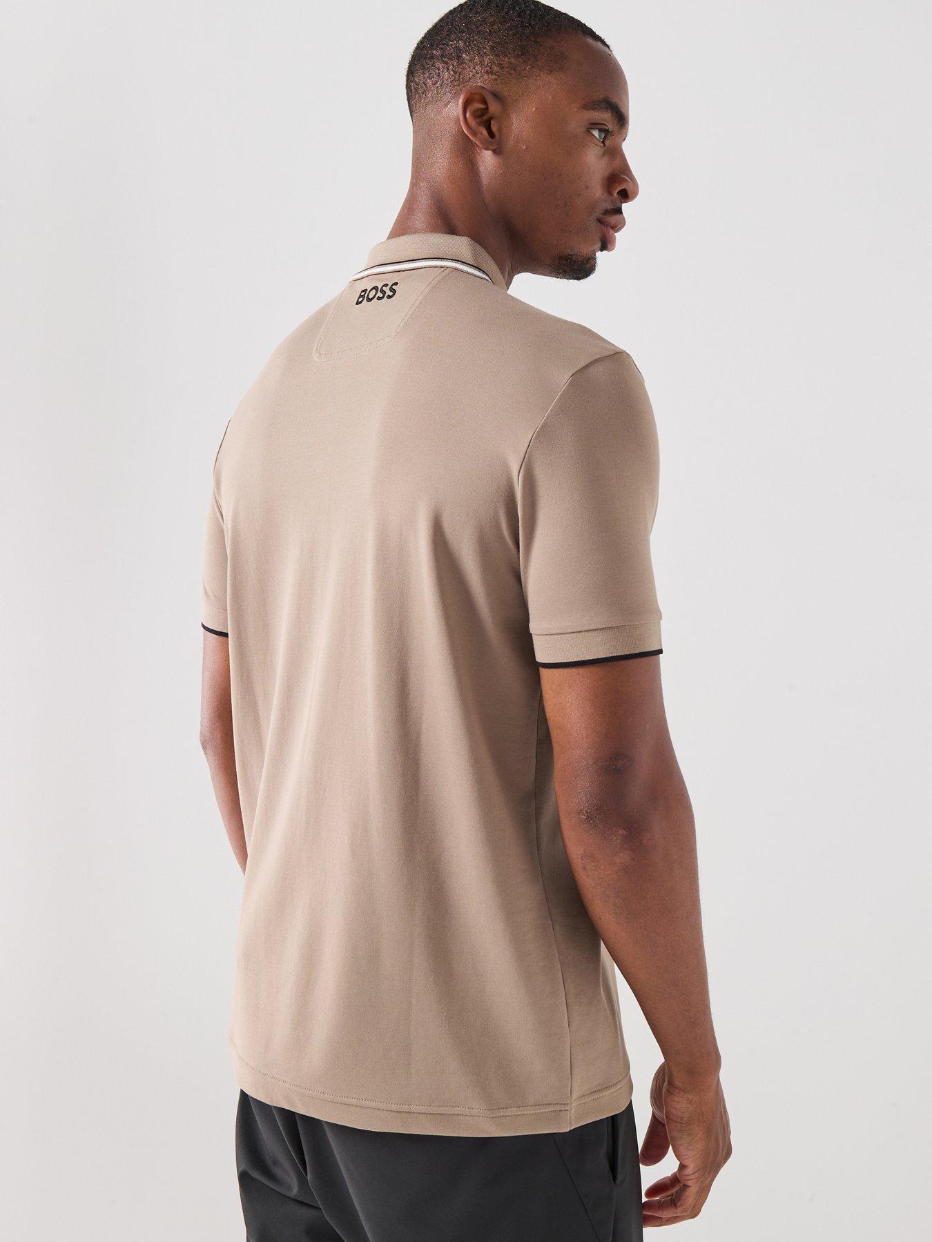 Image 2 of 5 of BOSS Mens Golf Paddy Pro Polo Shirt - Green