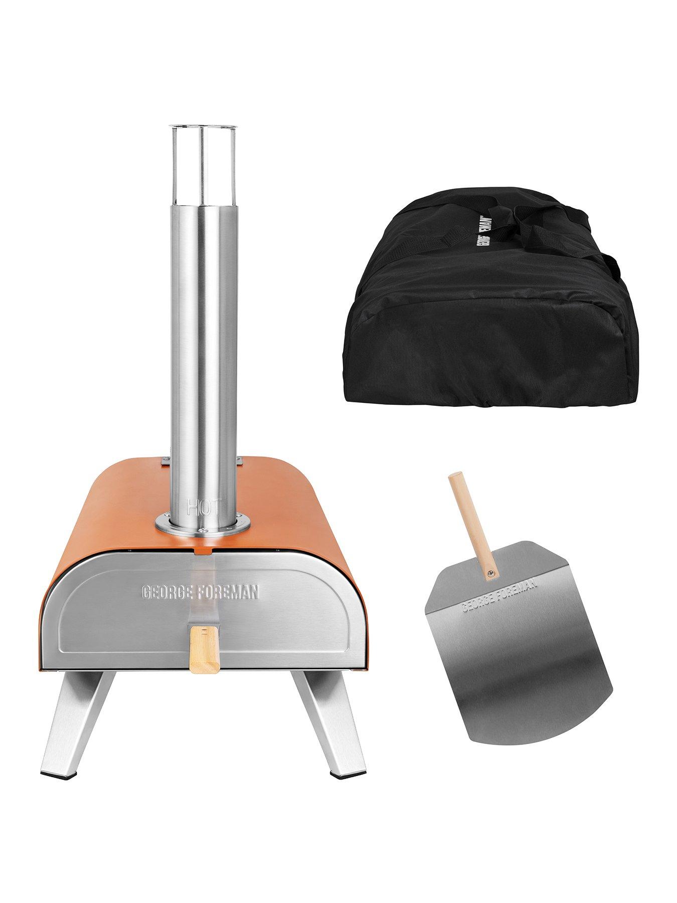 George Foreman GFWPPO1ORPC 12 Wood Pellet Pizza Oven