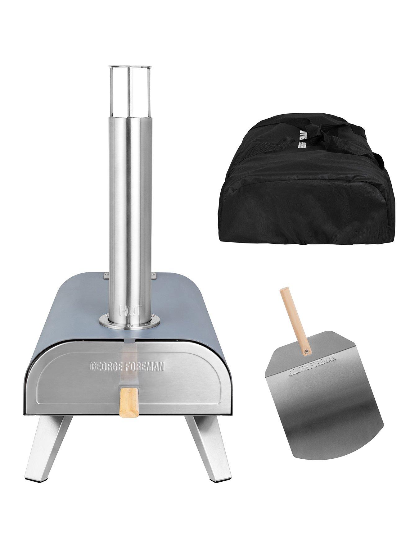 George Foreman Wood Pellet Pizza Oven - Grey