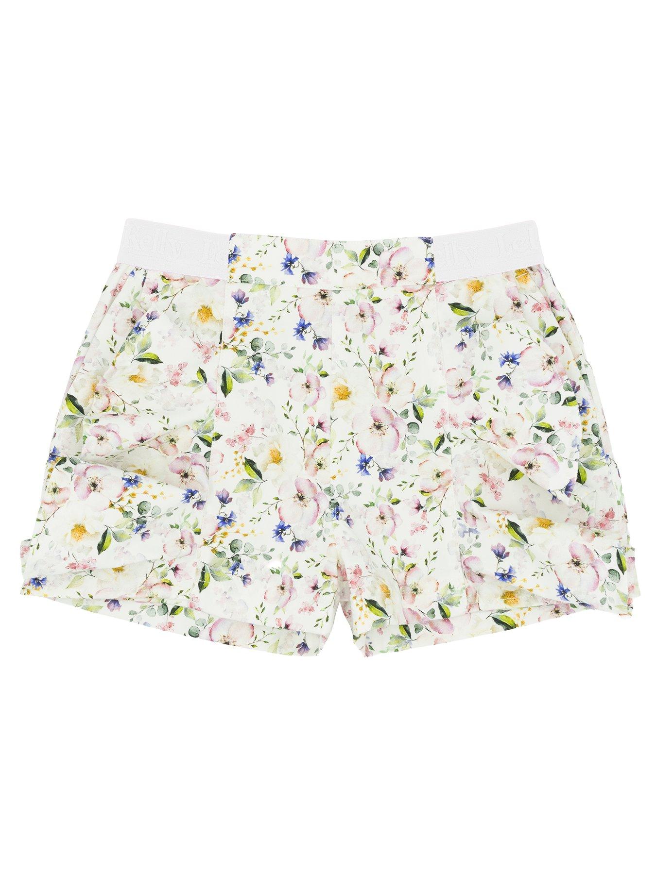 Image 2 of 4 of Lelli Kelly Ruffle Shorts - Floral