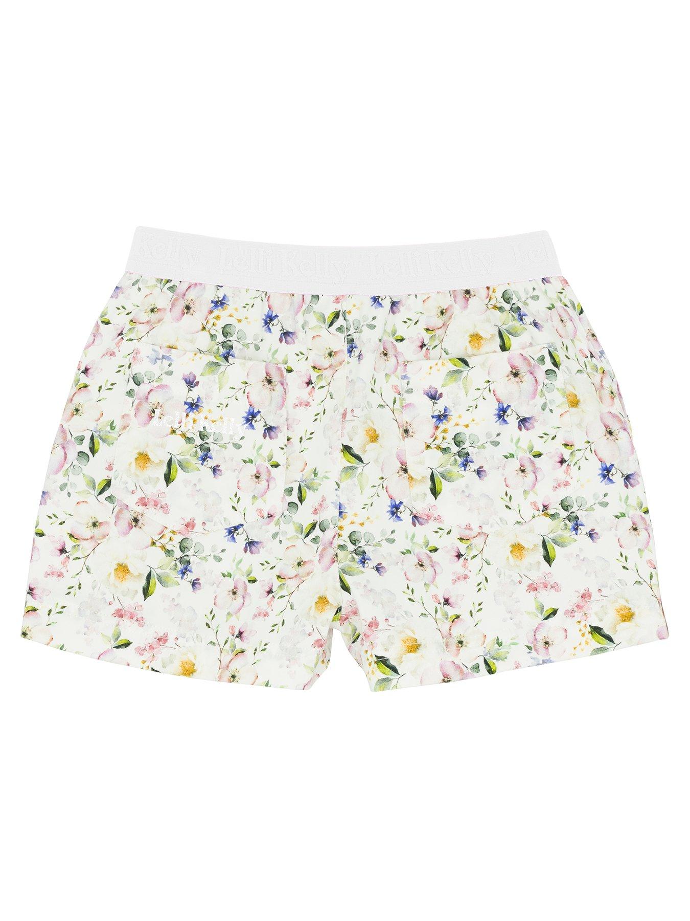 Image 3 of 4 of Lelli Kelly Ruffle Shorts - Floral