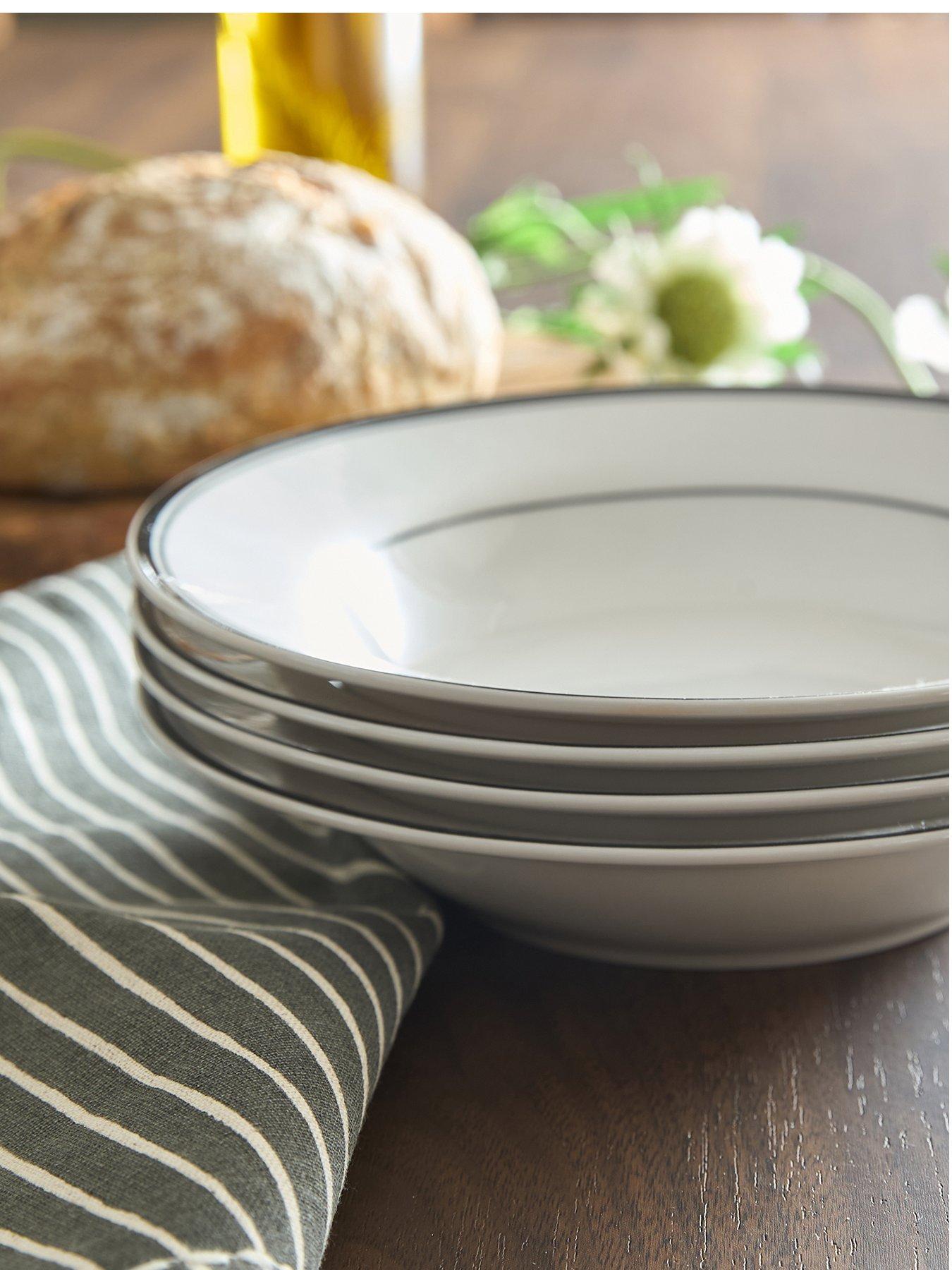Image 2 of 7 of The Very Collection Bistro 4 Piece Pasta Bowls