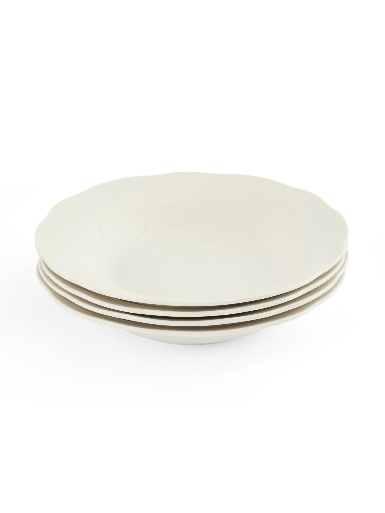 Image 3 of 7 of The Very Collection Soft Scallop 4 Piece Pasta Bowls