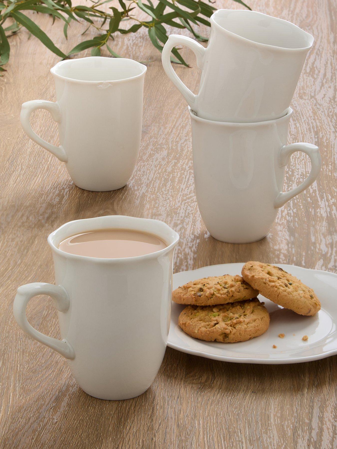 The Very Collection Soft Scallop Set Of 4 Mugs