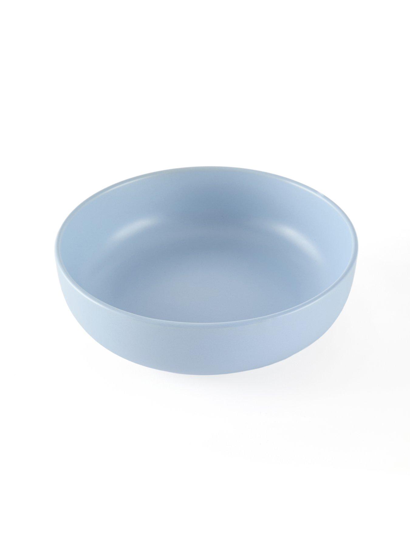 Image 5 of 7 of The Very Collection Saintes 4 Piece Pasta Bowls - Nordic Blue