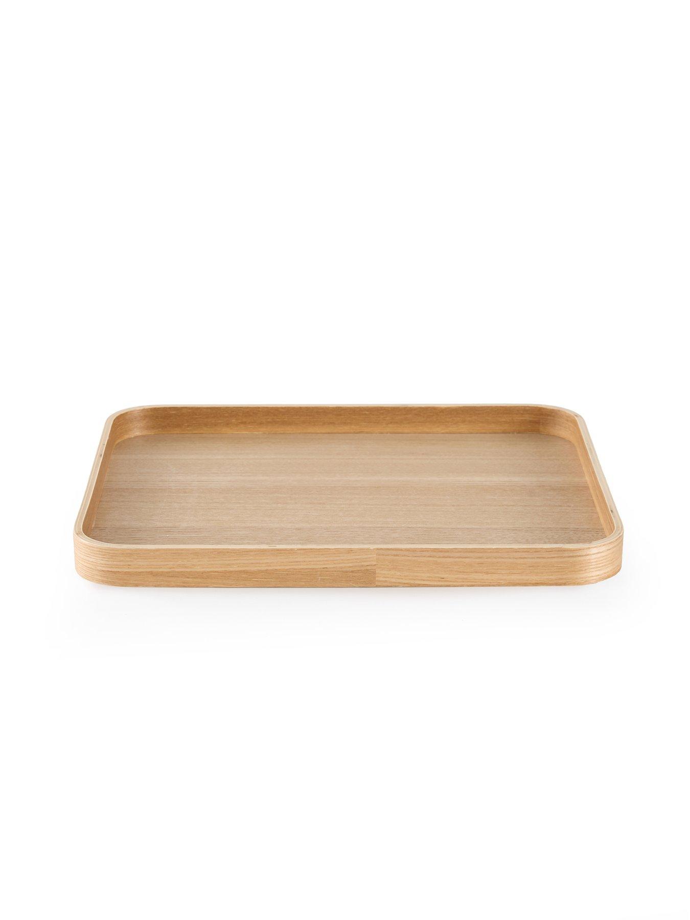 Image 3 of 8 of The Very Collection Rectangular Large Tray 40cm - Pale Wood