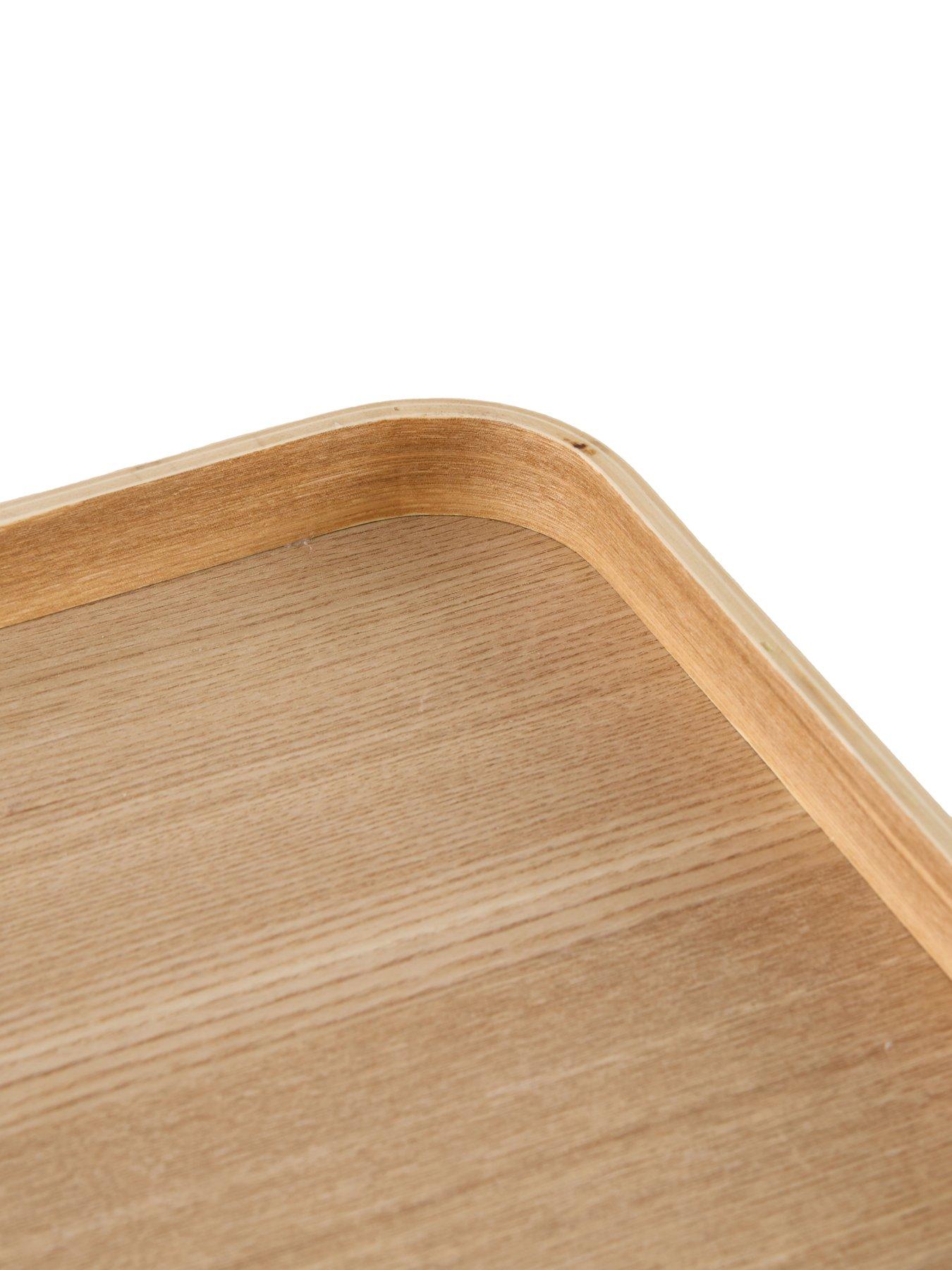 Image 5 of 8 of The Very Collection Rectangular Large Tray 40cm - Pale Wood