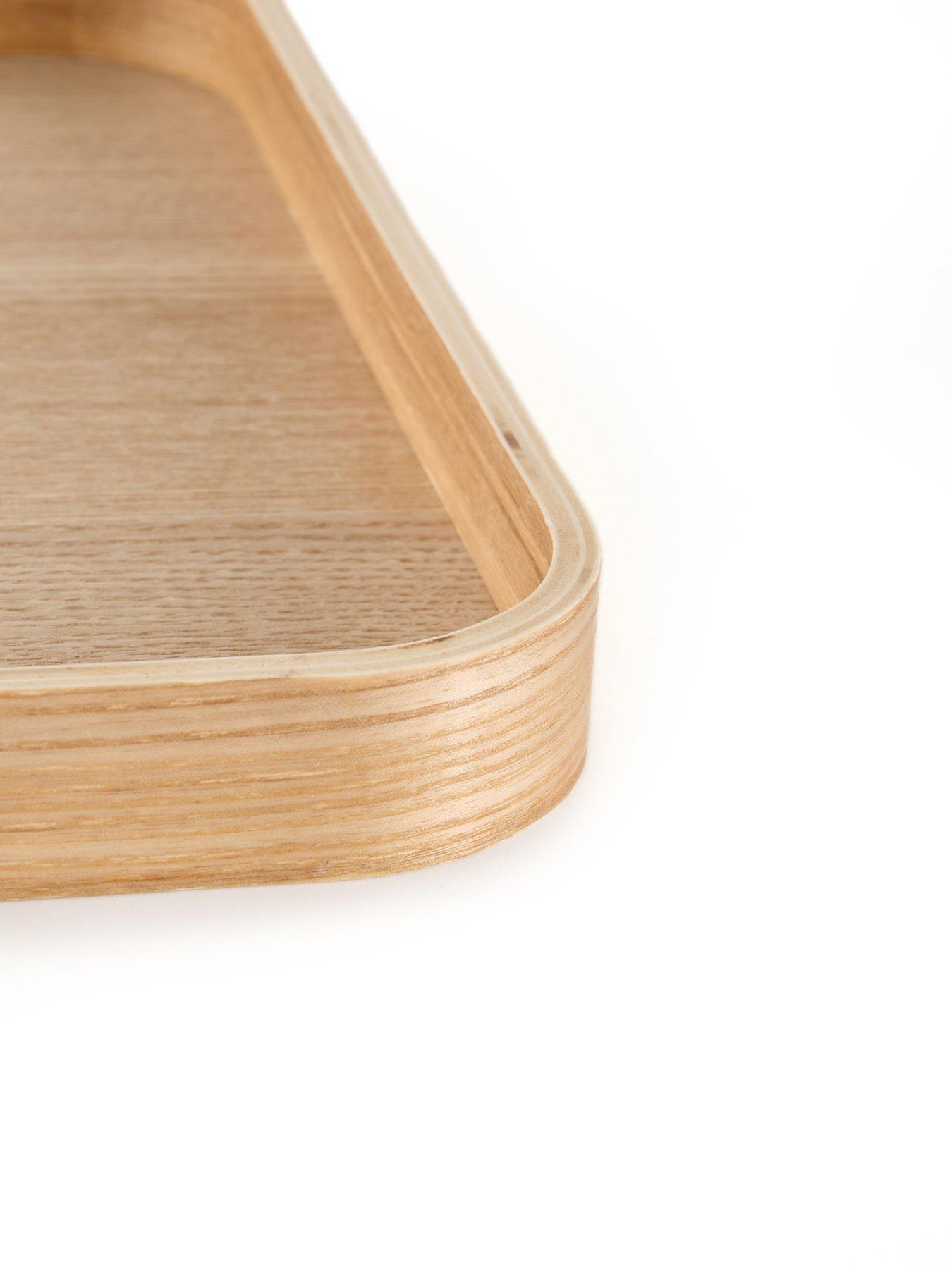 Image 6 of 8 of The Very Collection Rectangular Large Tray 40cm - Pale Wood